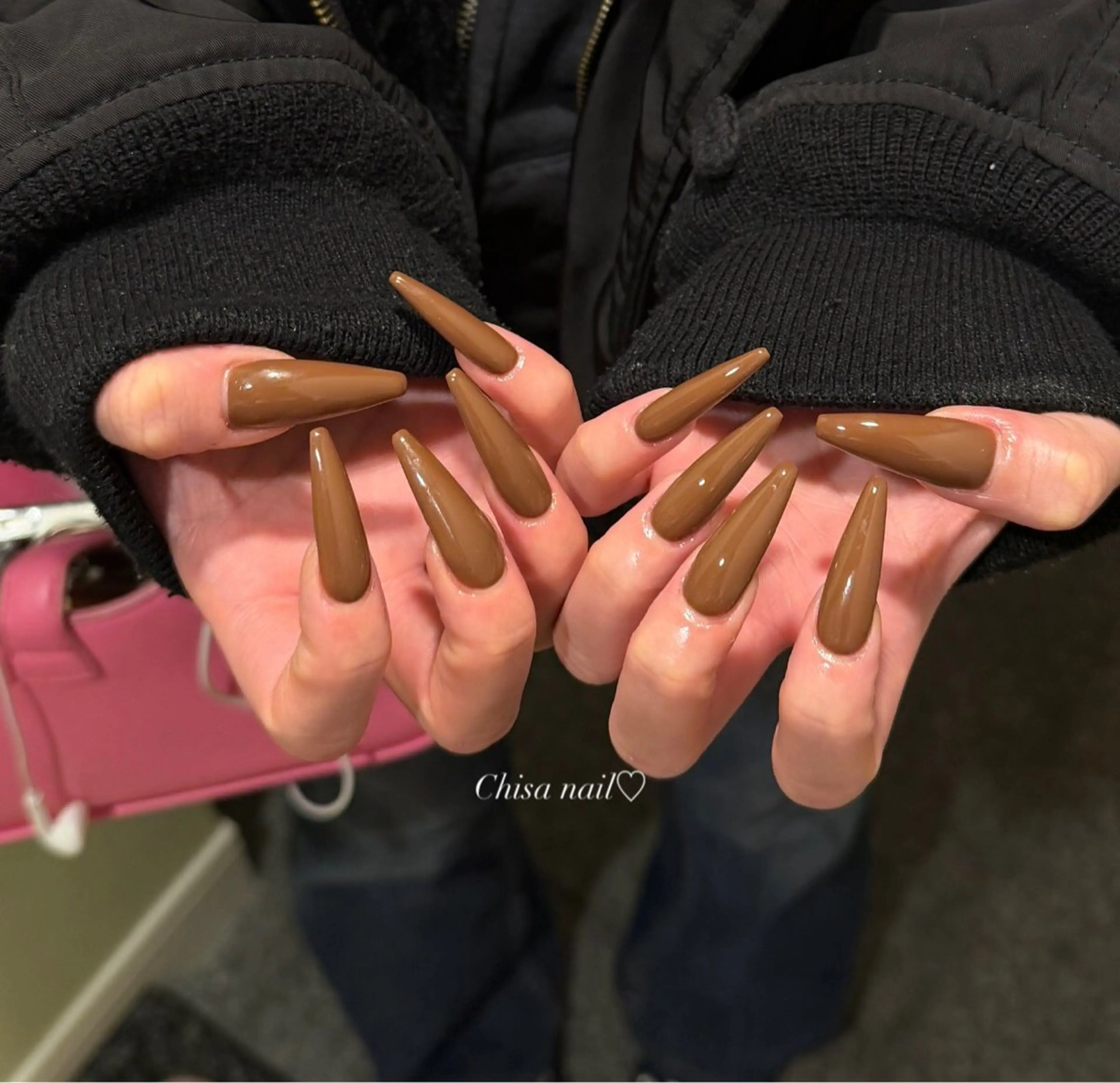 ネイル 長さ出し ジェルネイル グラデーション キラキラネイル 韓国ネイル ハンドネイル ハンドケア Chisa Nail Studio所属・チ サのネイルデザイン