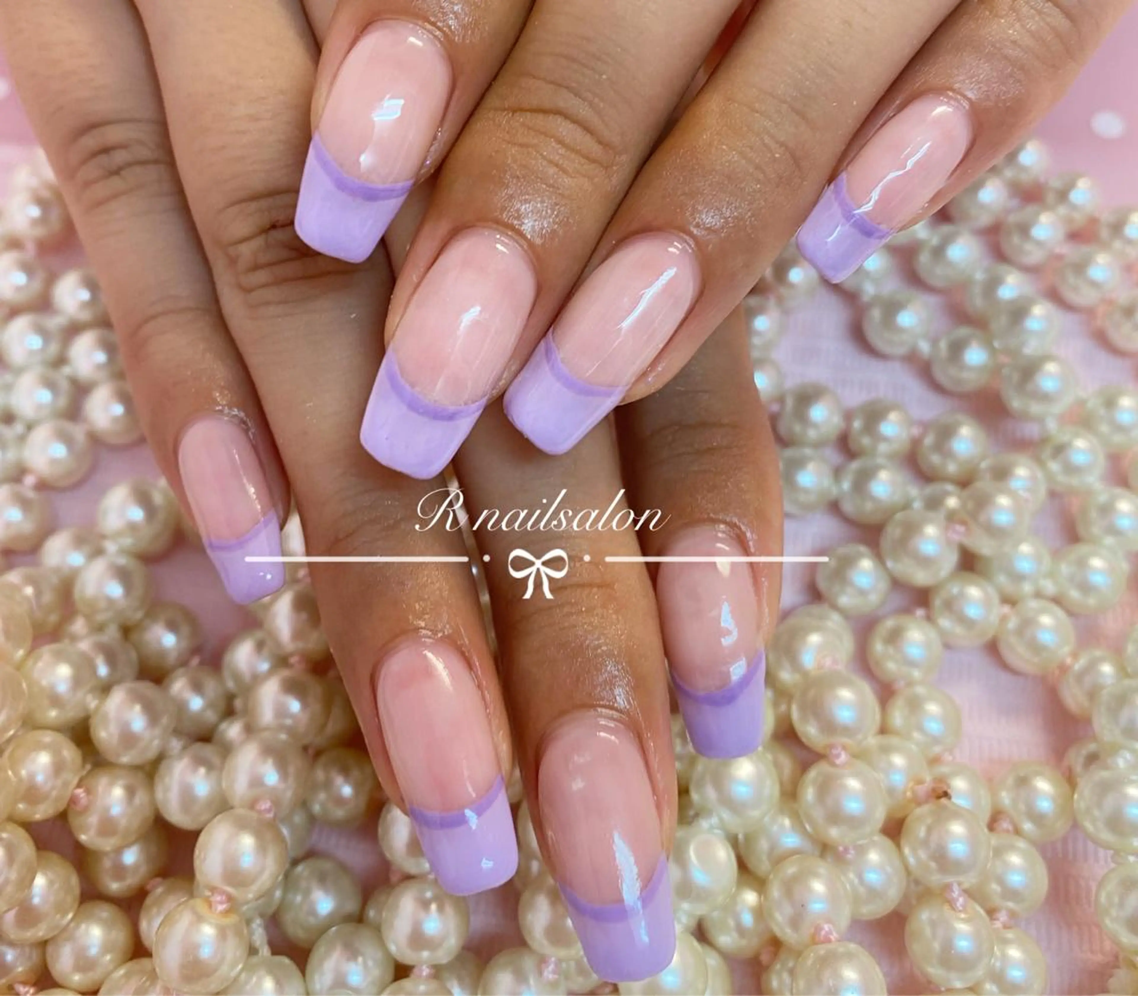 ロング R NAILSALONのネイルデザイン