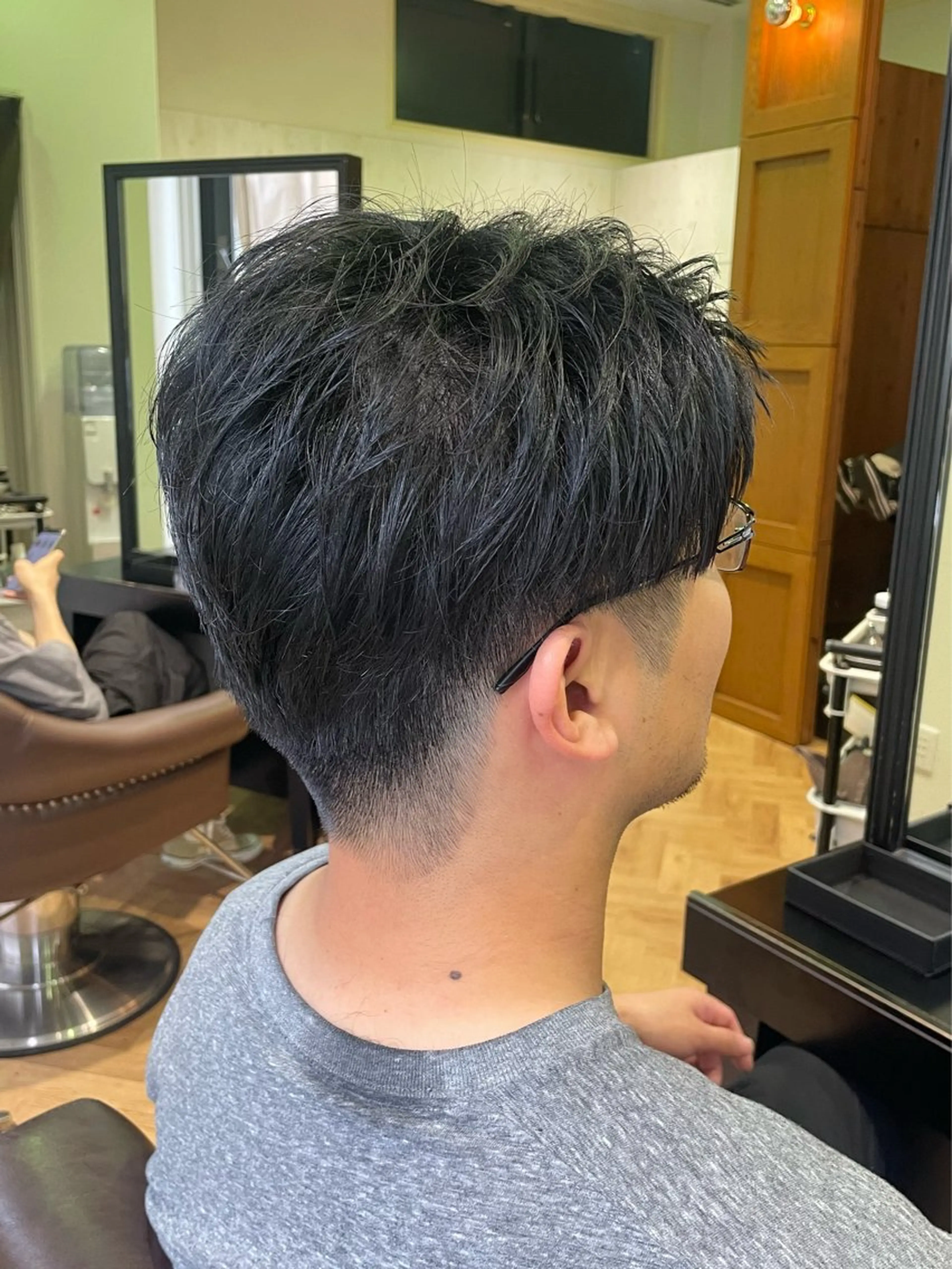 ショート メンズ 溝口 槙里也のヘアスタイル