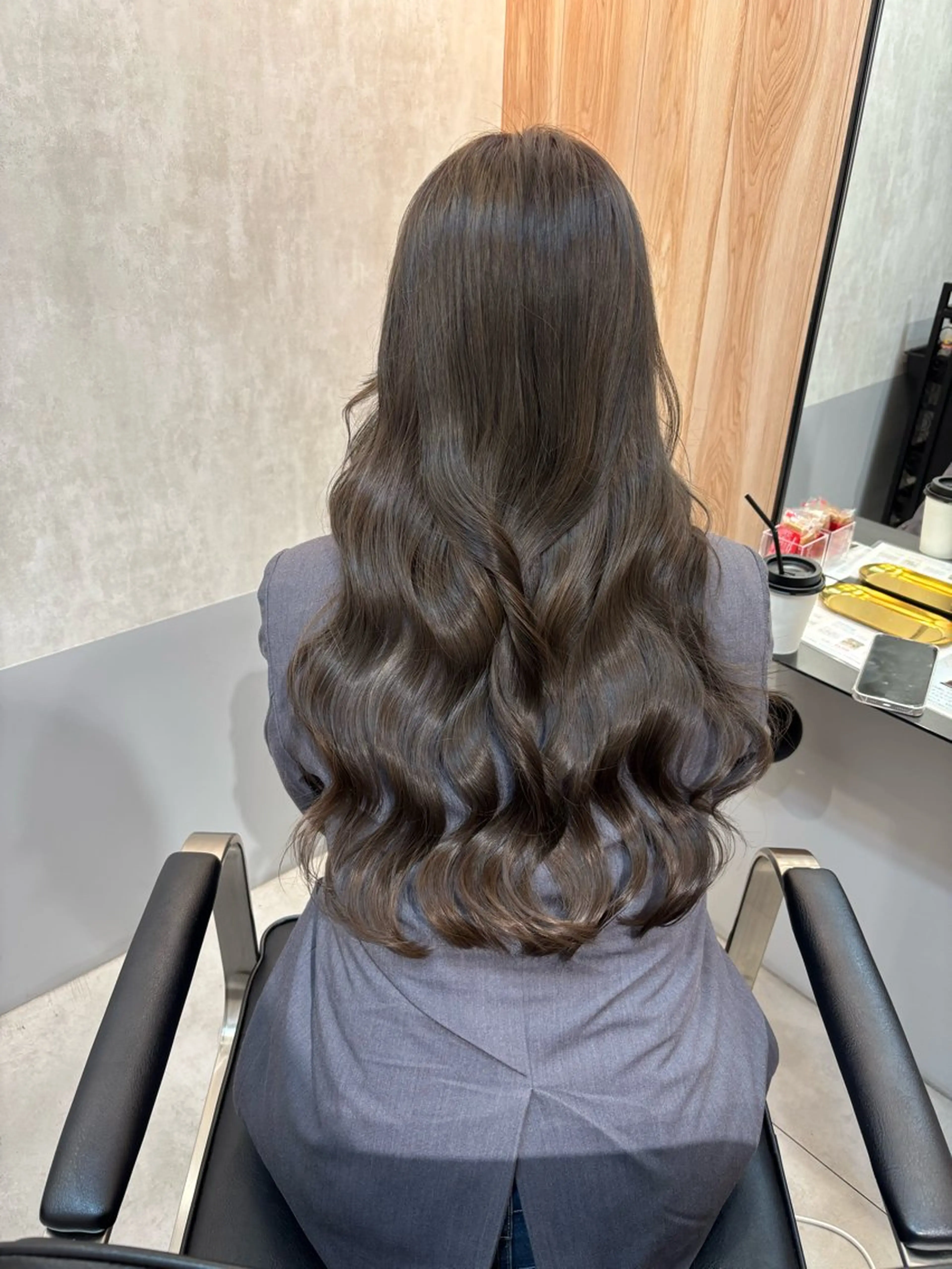 ロング カラー ヘアカラー トリートメント ✨津田佐功/兵庫三宮 /カラー/縮毛矯正✨のヘアスタイル