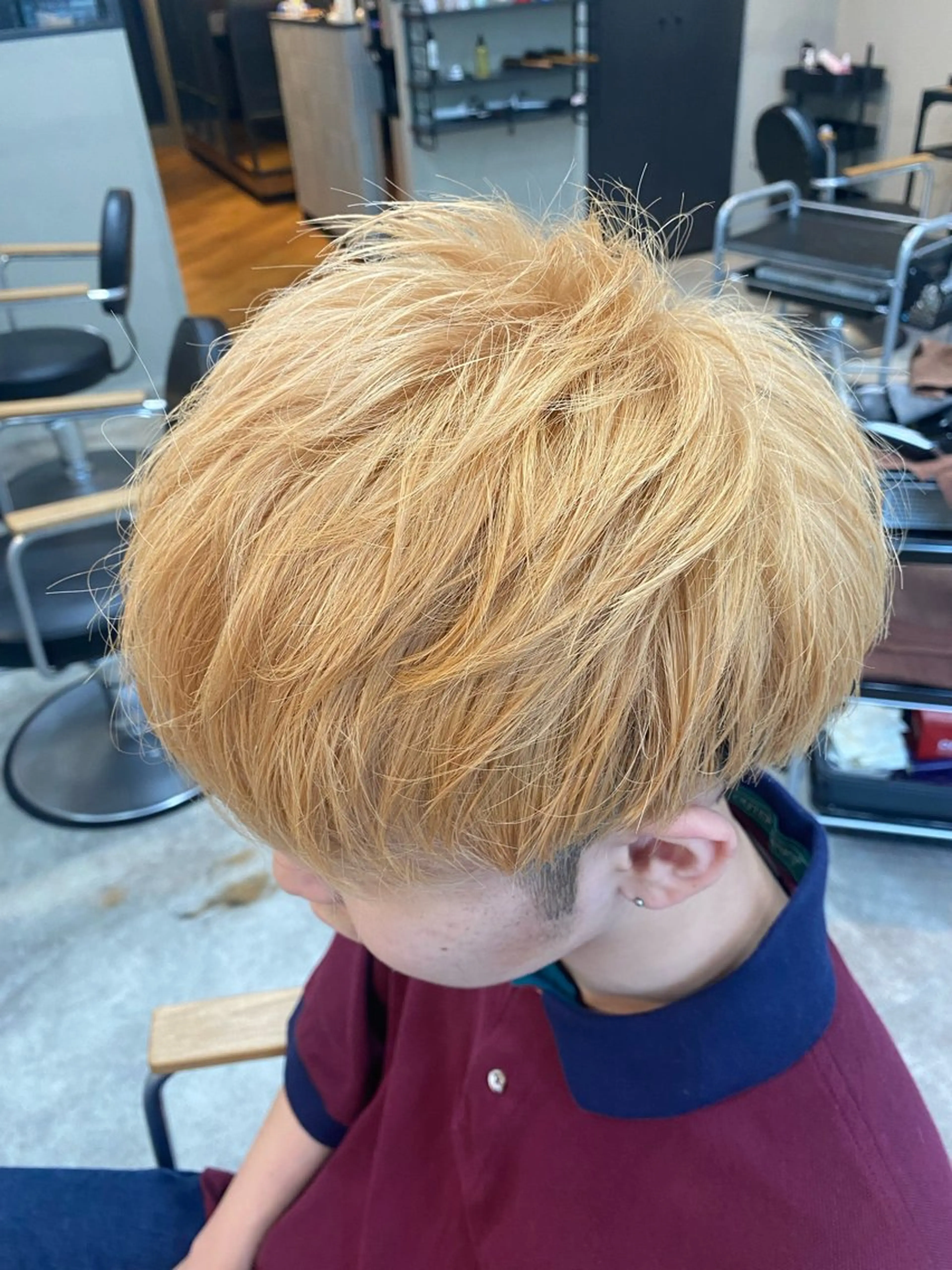 カラー メンズ デザインカラー ヘアカラー 西浦慎二 /艶カラー/髪質改善のヘアスタイル