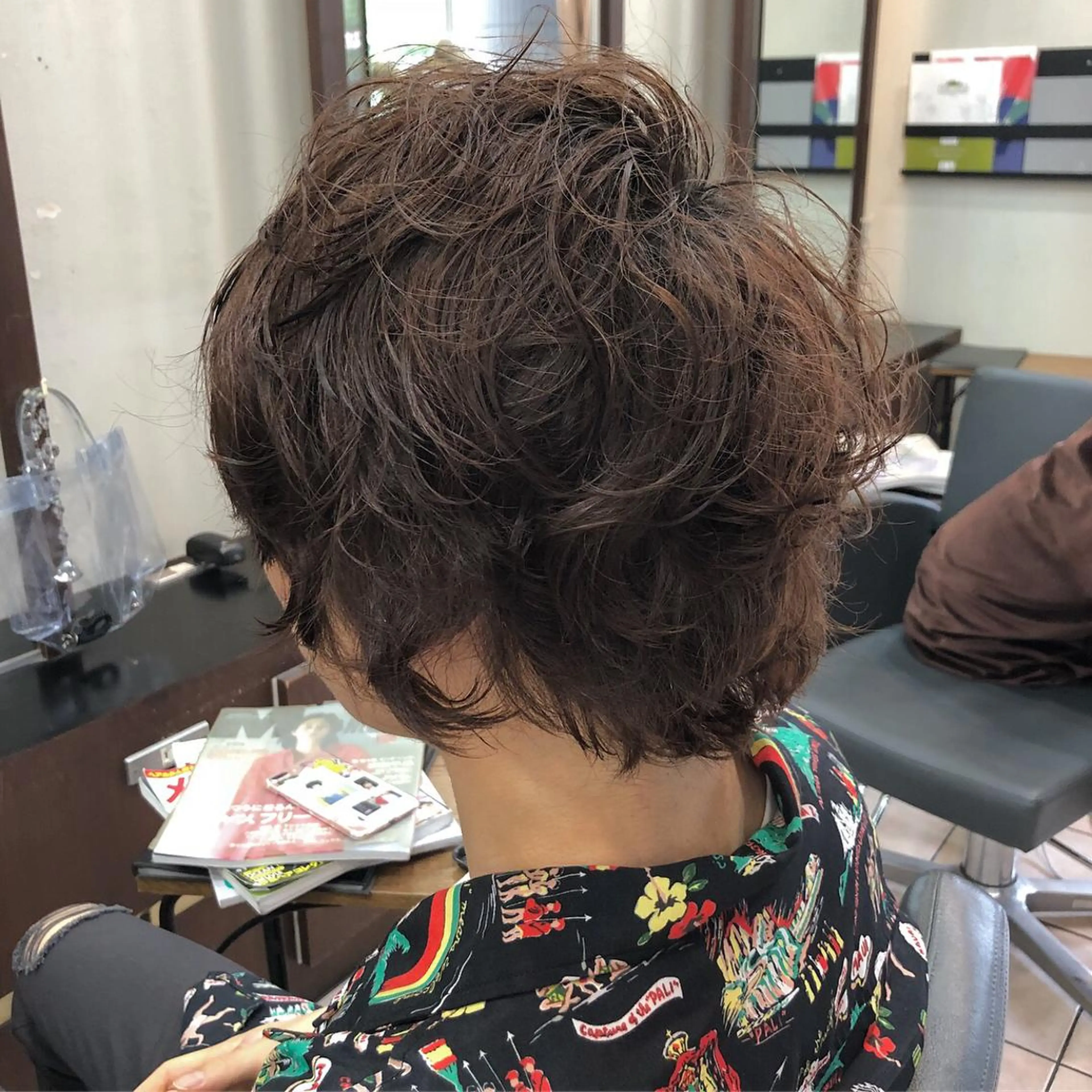 パーマ メンズ メンズパーマ カット パーマ トリートメント SHAFT Ieiriのヘアスタイル