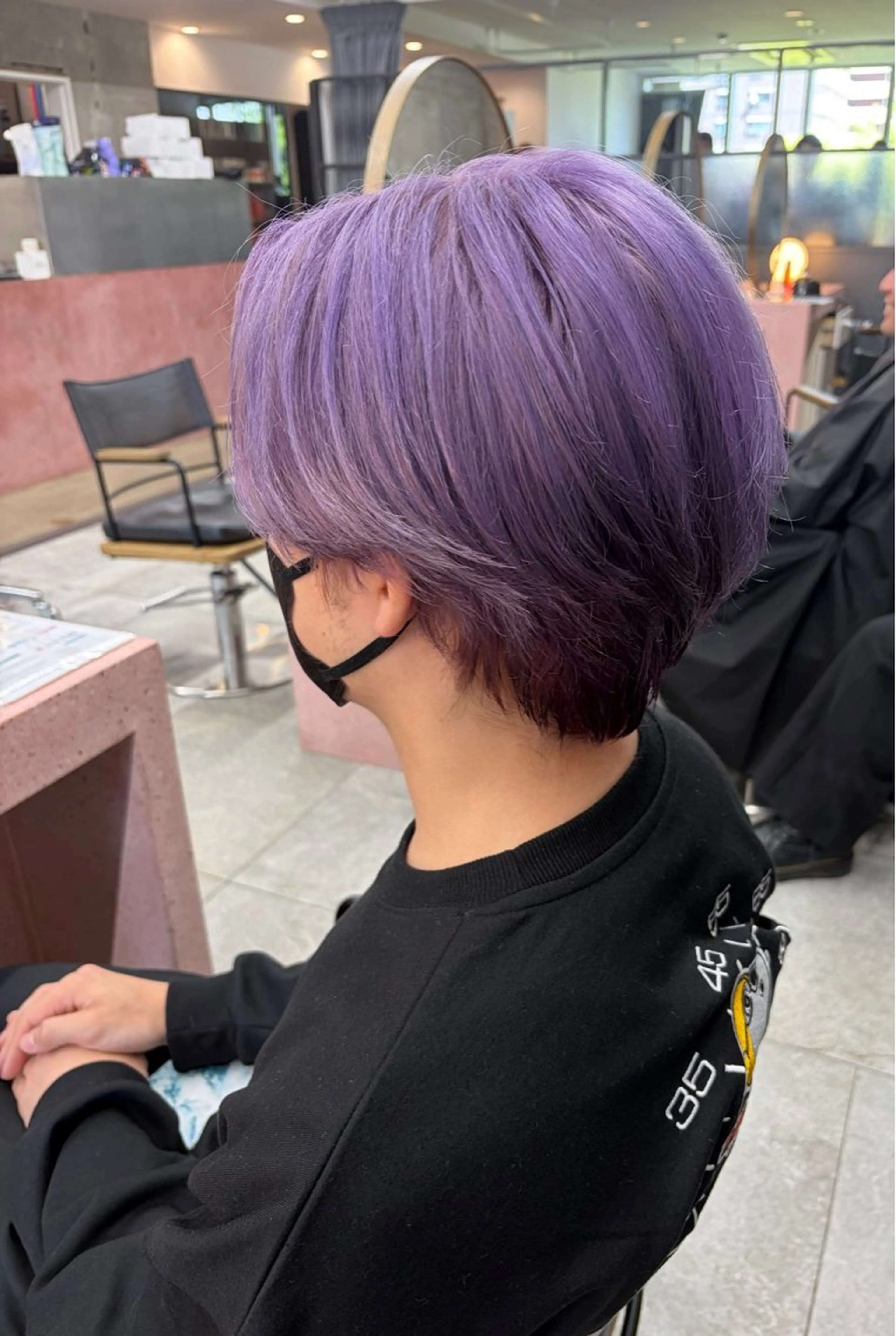 ショート カット ヘアカラー トリートメント 鈴木瑛里／ブロンド ベージュ／男女のヘアスタイル