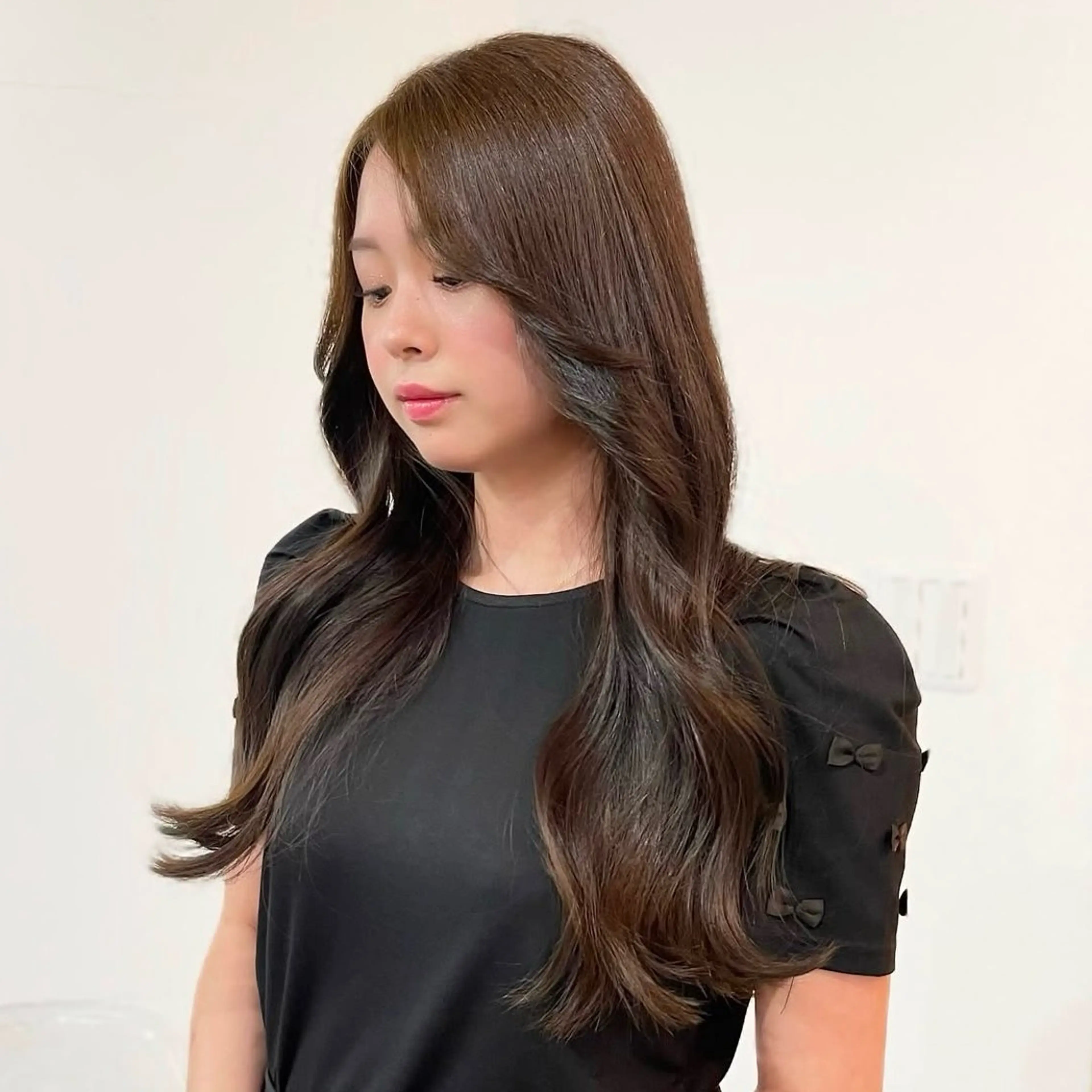 カラー カット ヘアカラー トリートメント 透明感ワンカラー梅田 ダブルカラー/川上のヘアスタイル