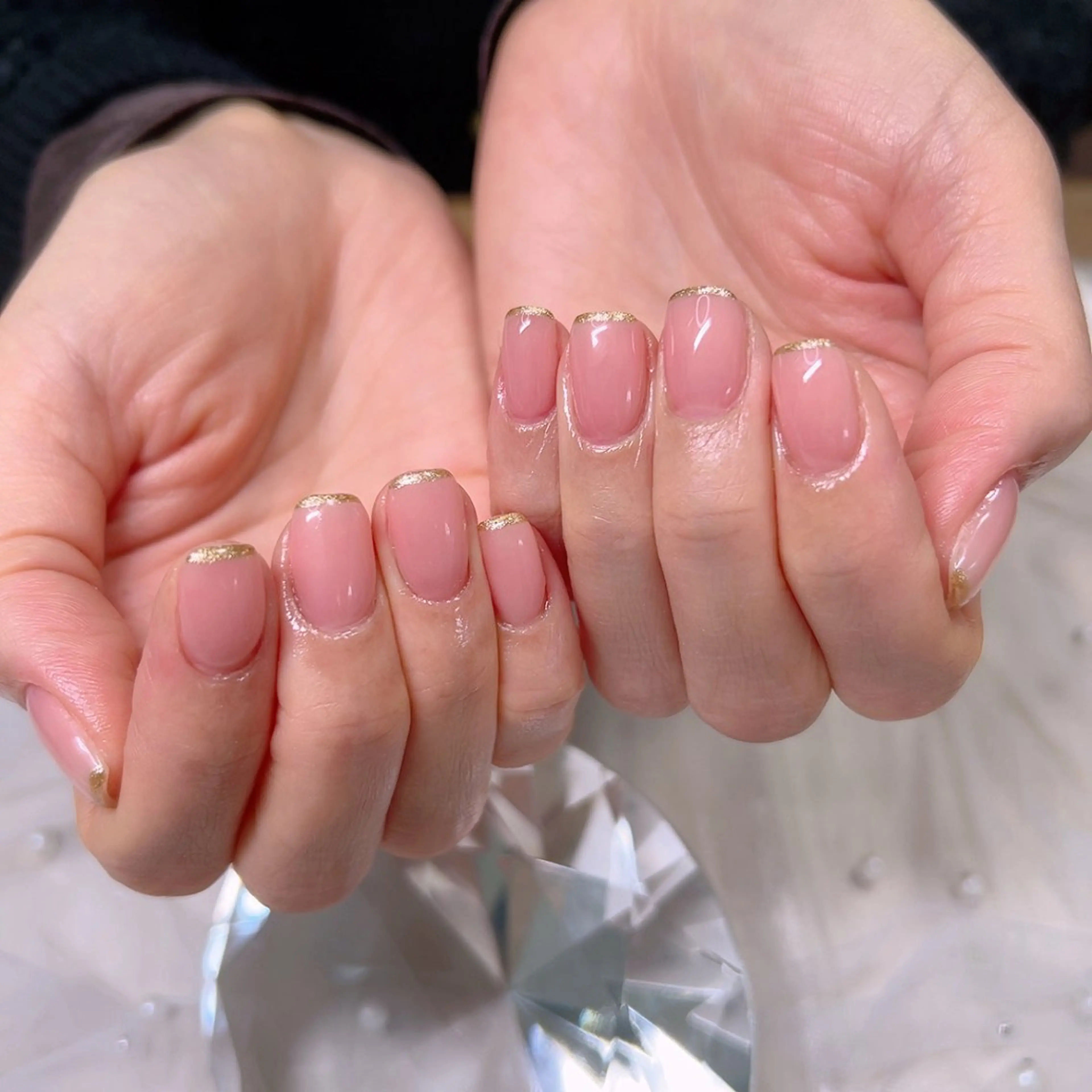 ネイル フレンチネイル マグネットネイル オフィスネイル シンプルネイル Cute Tips nailのネイルデザイン