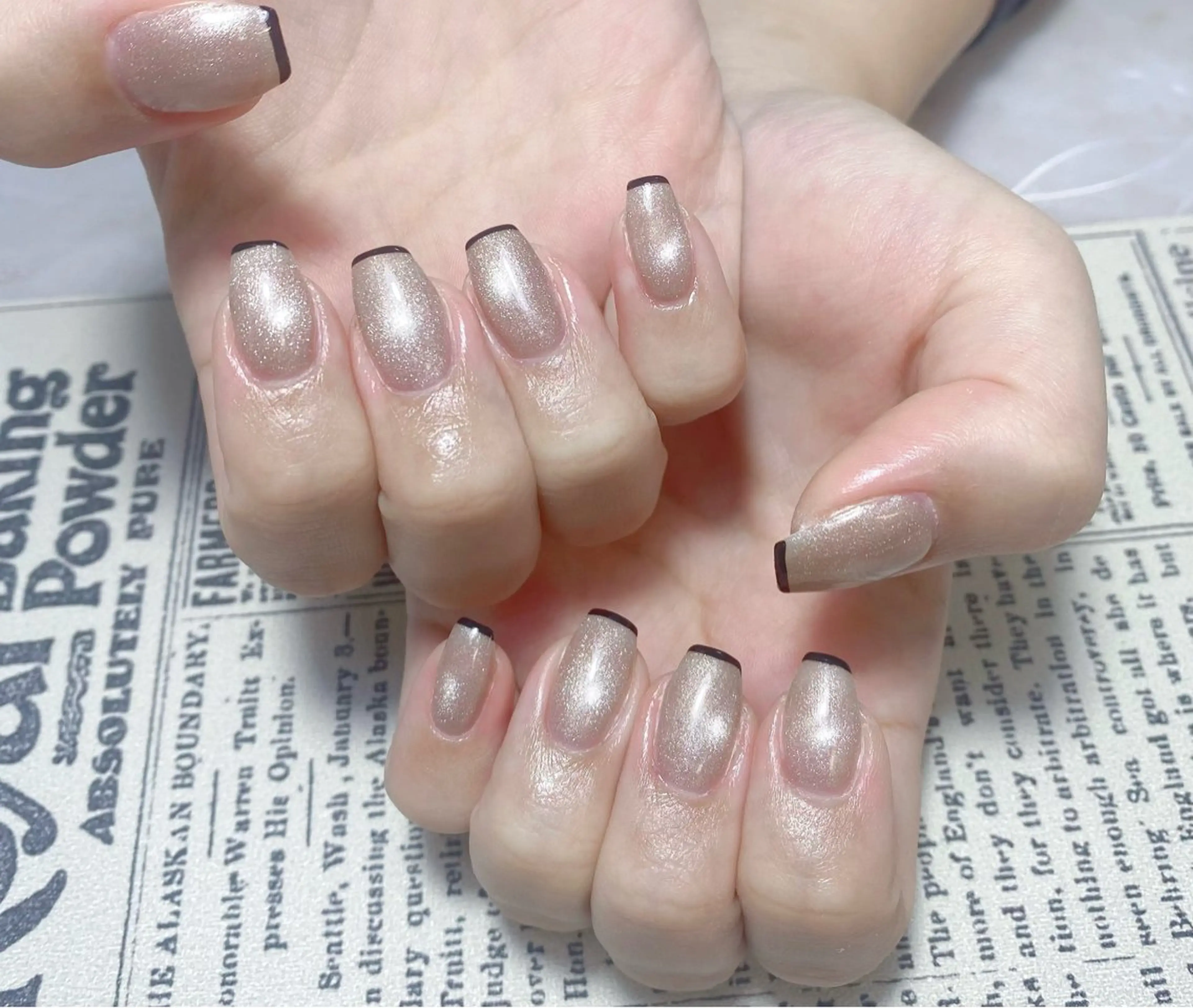 ネイル アートネイル フレンチネイル ジェルネイル グラデーション 韓国ネイル Nail Salon kihi大塚店のネイルデザイン