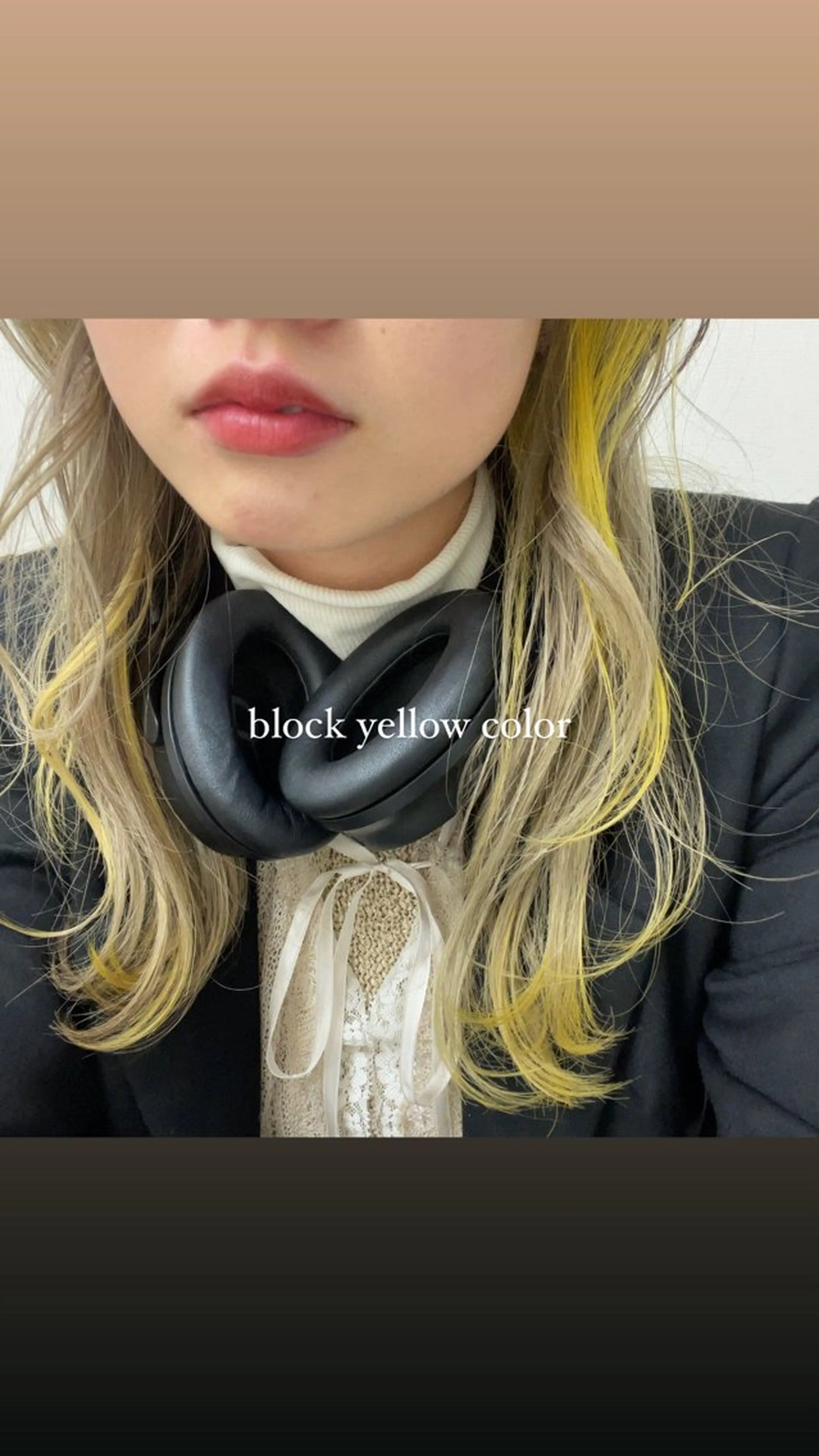 セミロング カラー ヘアアレンジ ヘアカラー トリートメント ヘアセット tonari所属・ブリーチモデル/ カットモデル/Riaのヘアスタイル