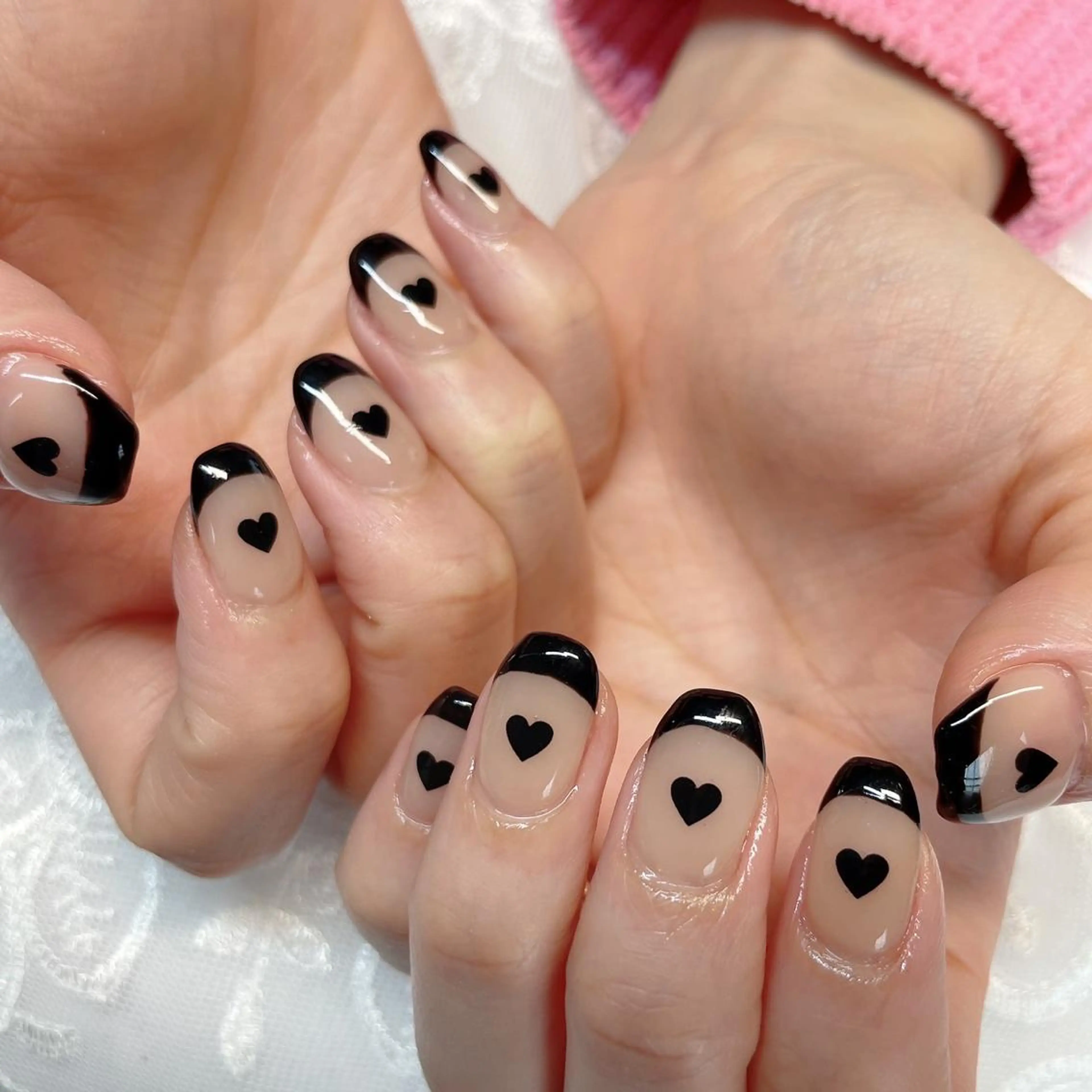 セミロング ハンドネイル ハンドケア 💜MIYA nail川崎店のネイルデザイン