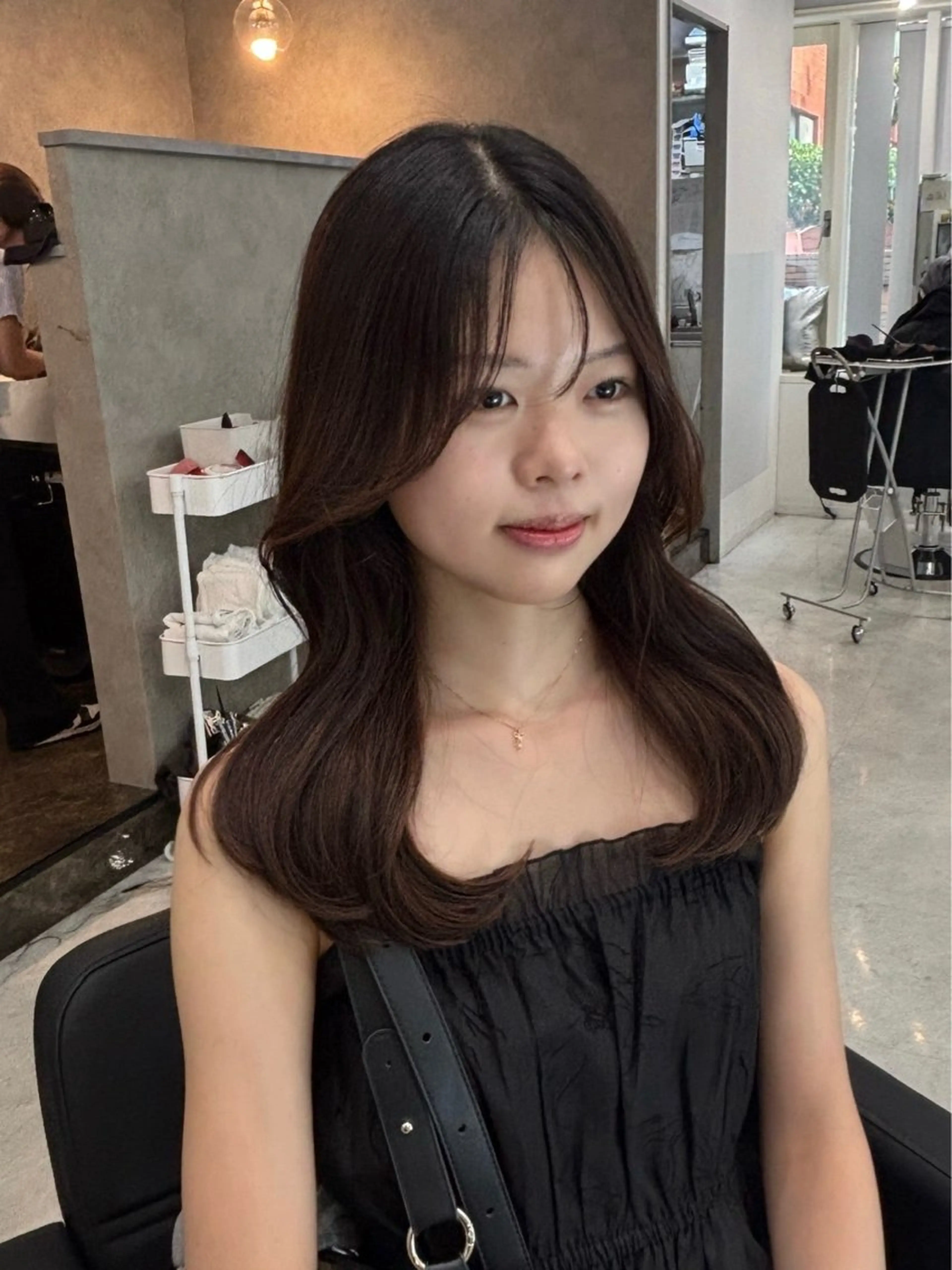 セミロング MAHO/透明感カラ ー/髪質改善🍒のヘアスタイル