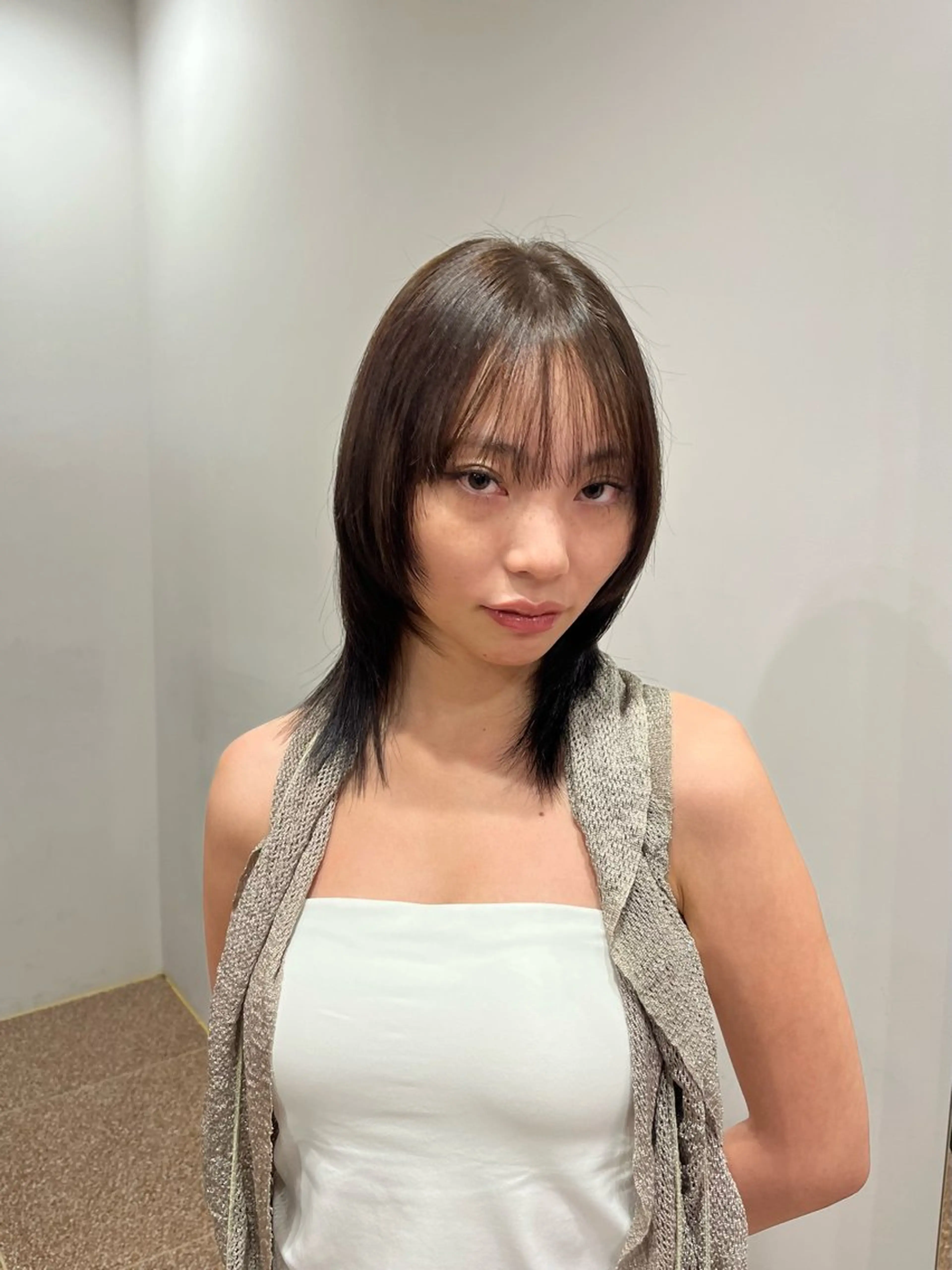 セミロング 🐰カラーモデル🐰 mihoのヘアスタイル