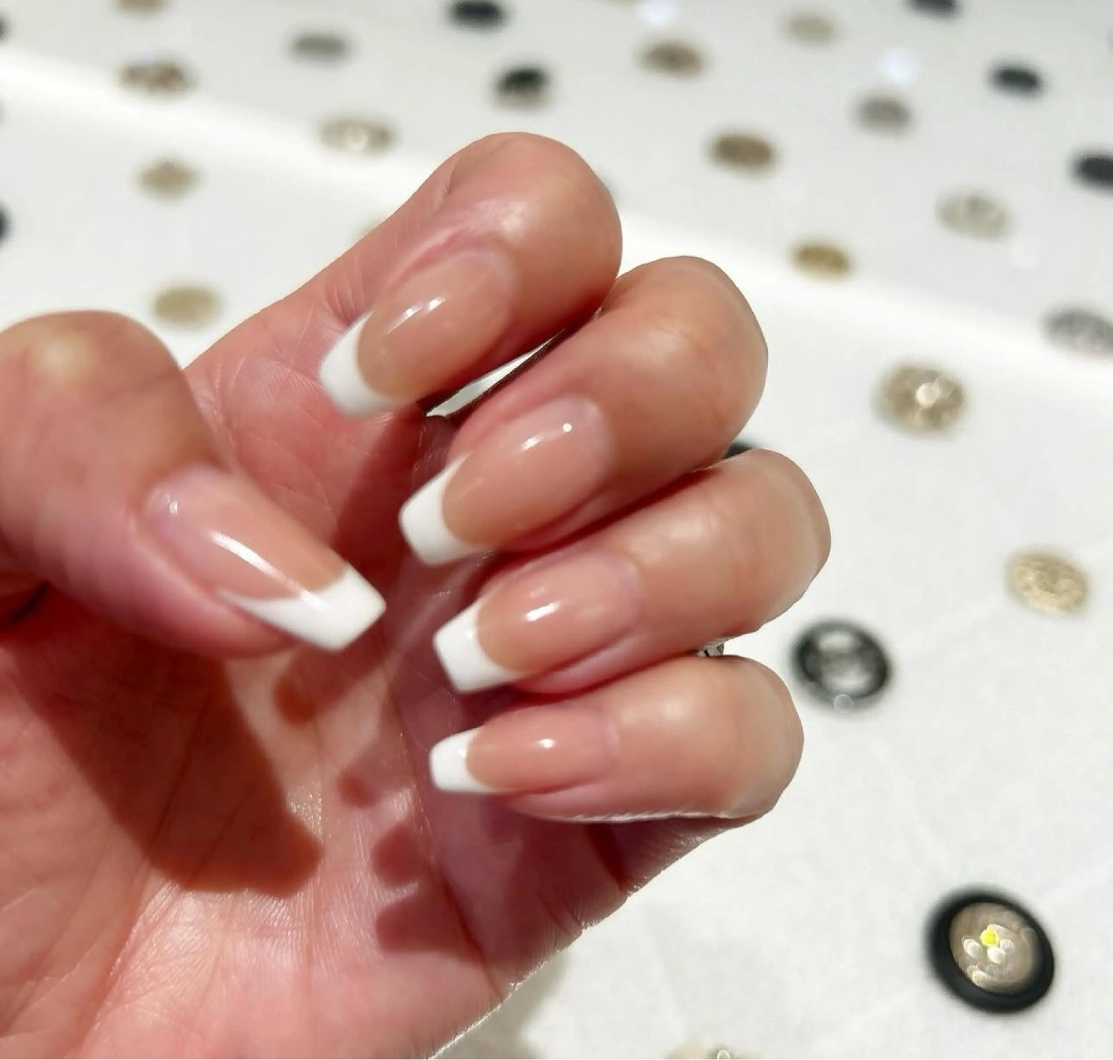 ネイル フレンチネイル パラジェル・まつげパーマ取扱店 Mink Style 代々木公園店【ミンクスタイル】所属・natsuki 🌙のネイルデザイン