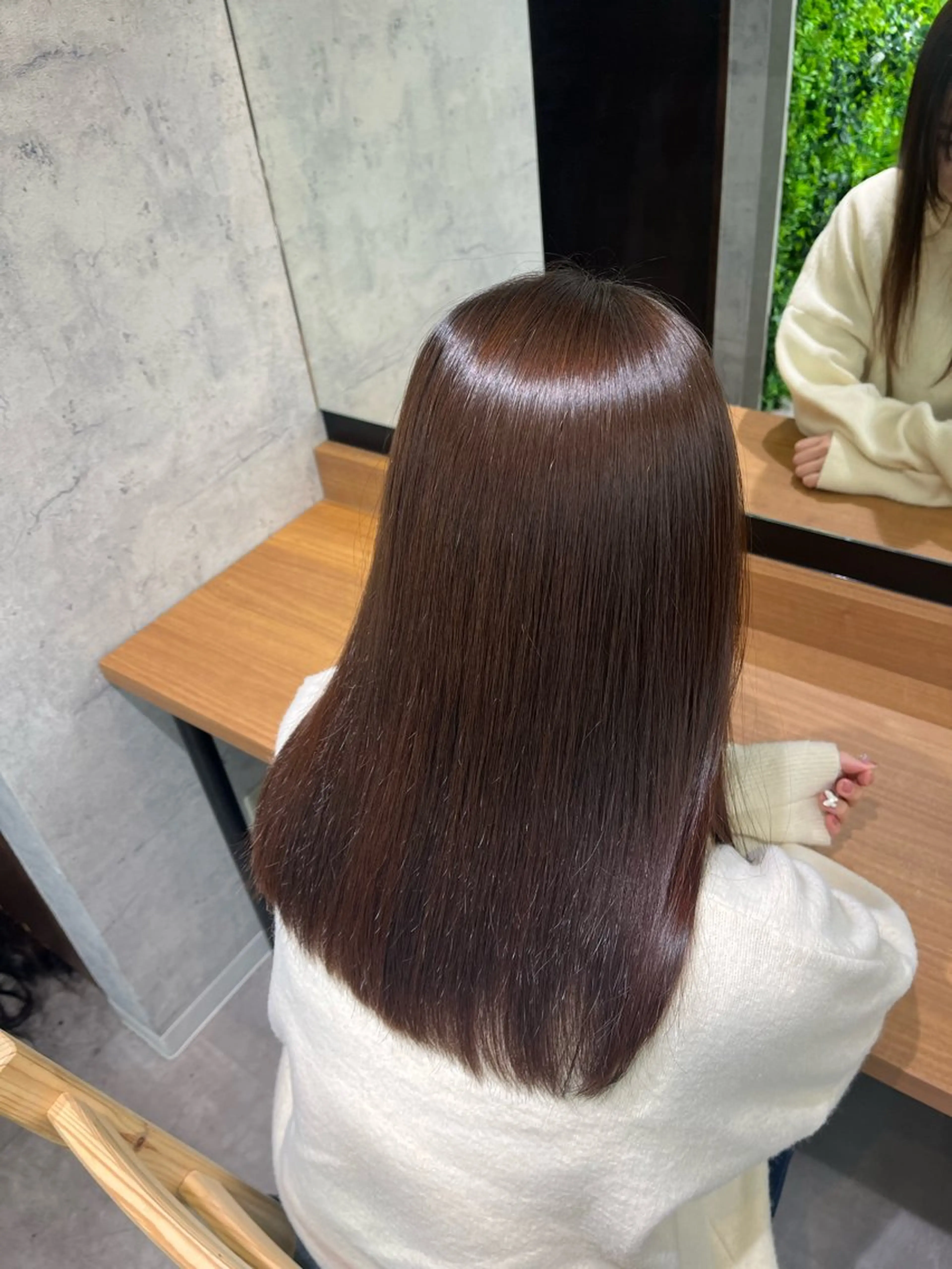 【人気No.1🔥スペシャルトリートメント付き✨️】カラー＆Aujuaトリートメント🎶💖※ロング料金なしの写真