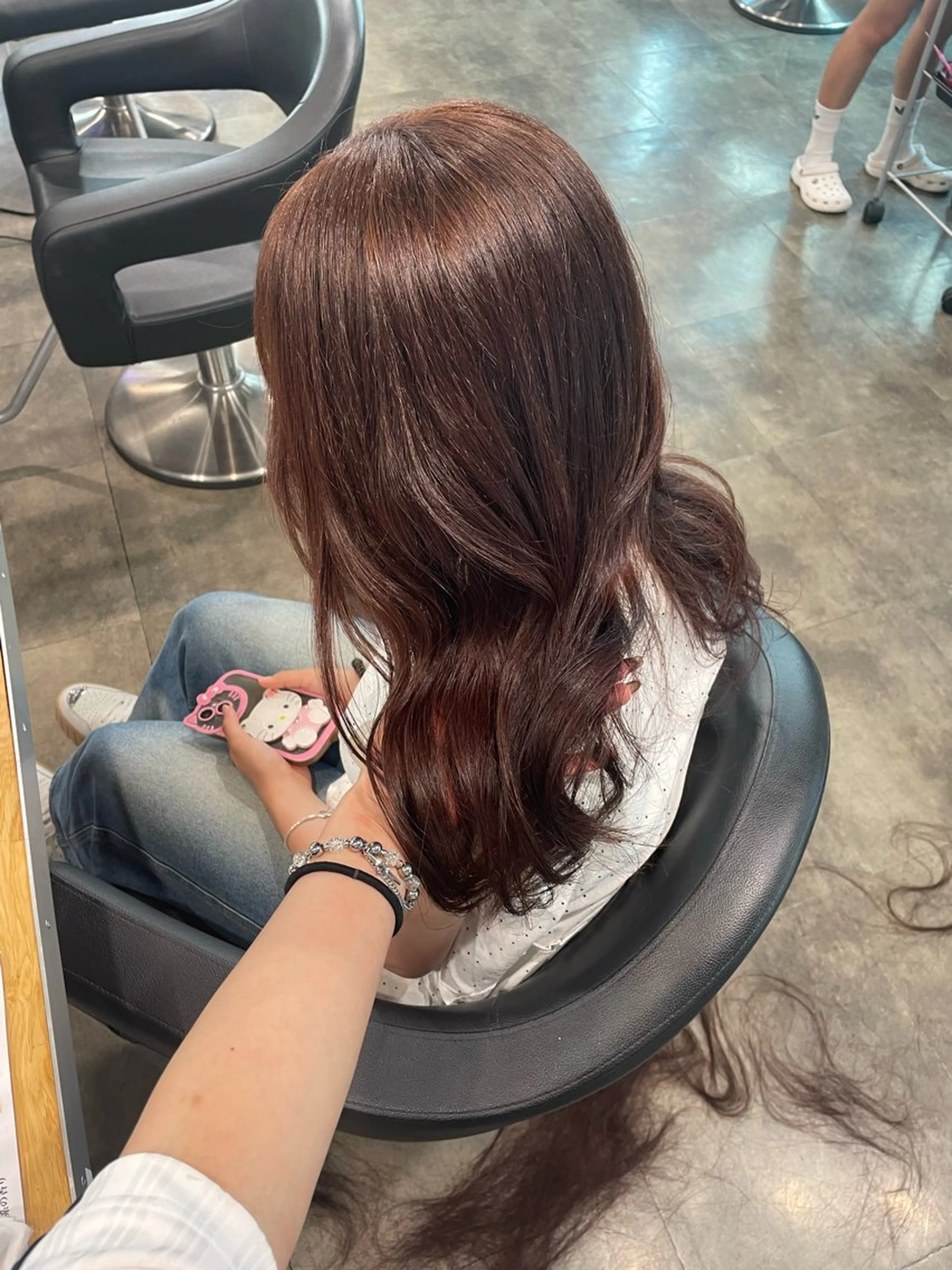 カラー ヘアカラー トリートメント ヘアセット 🤍透明感韓国 レディ/まりん🤍のヘアスタイル