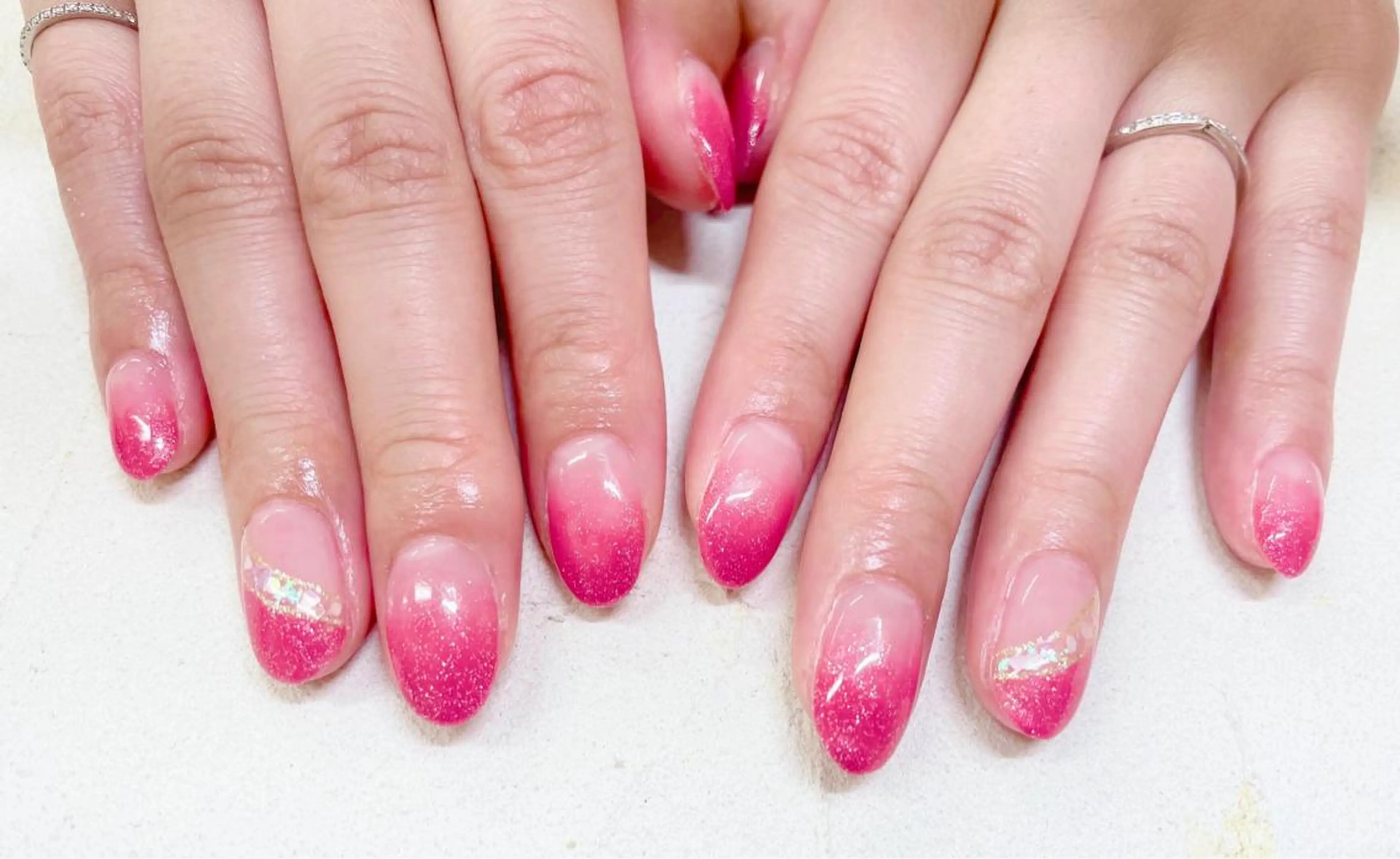 ショート ハンドネイル ビアンカ金町店 中島　せり菜のネイルデザイン