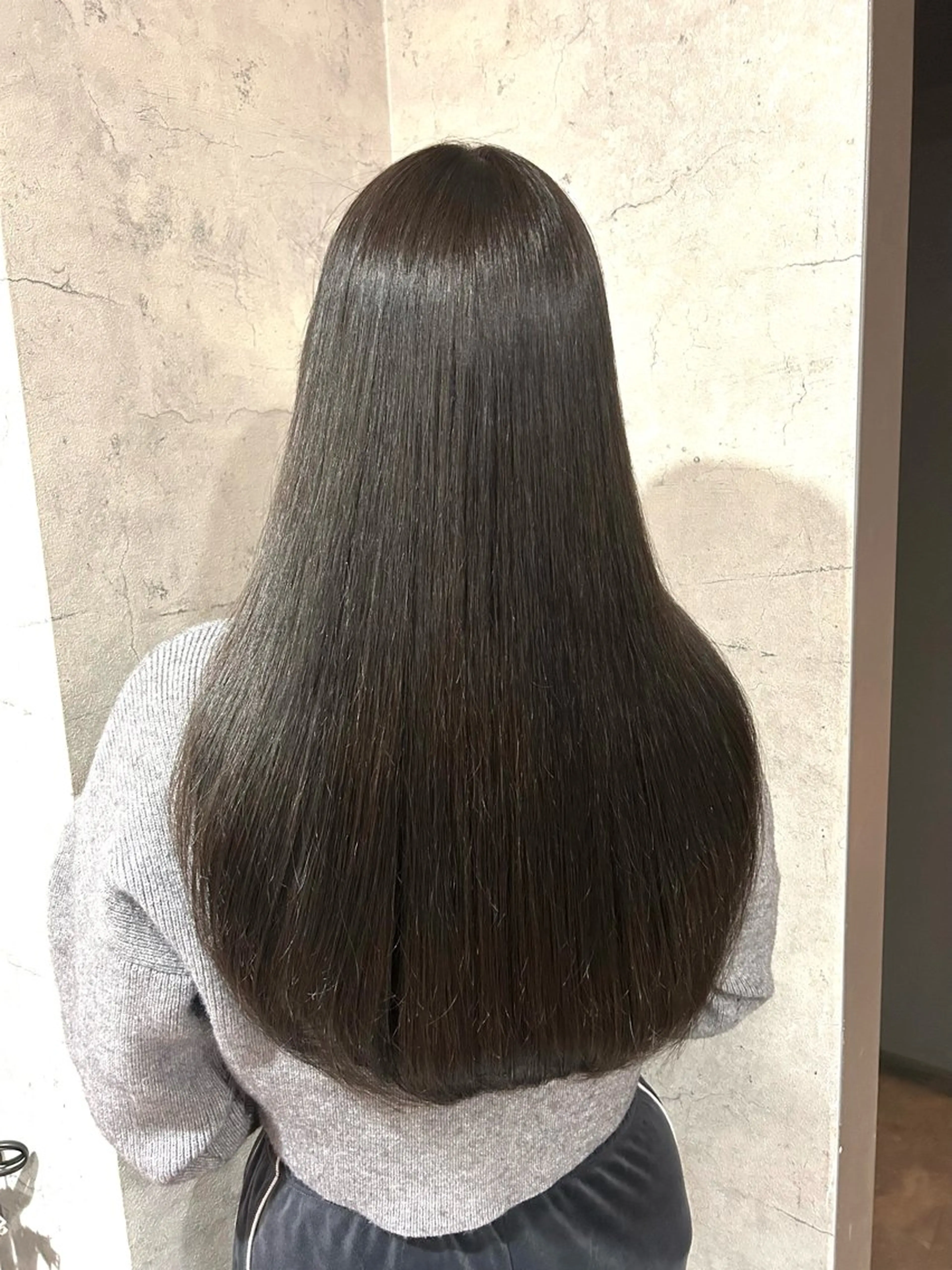 セミロング カラー グレージュ カット ヘアカラー トリートメント パーソナルカラー 診断🍀マリンのヘアスタイル