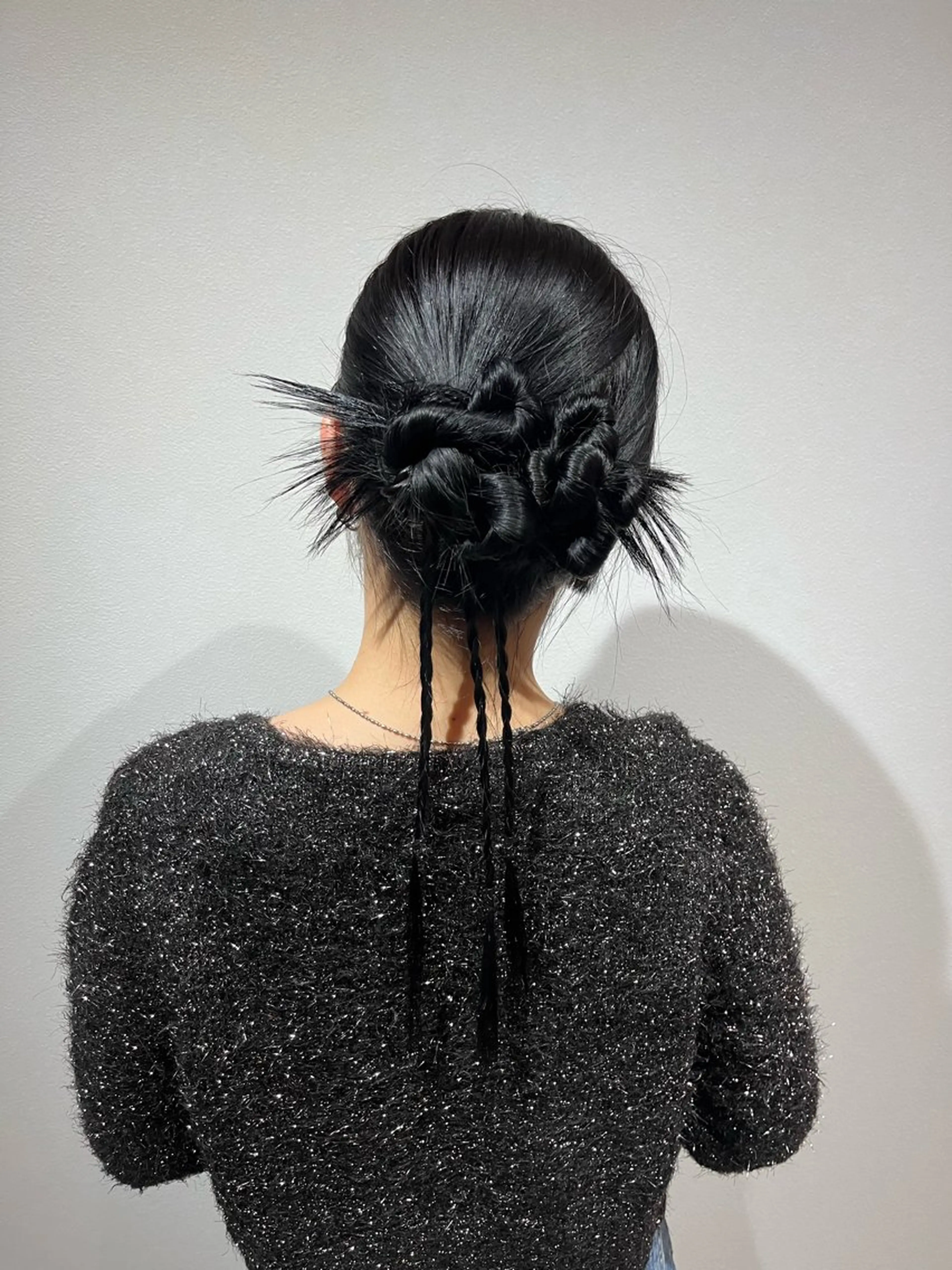 ロング カラー ヘアアレンジ Noele hair atelier(ノエルヘアアトリエ)所属・北上ゆい/個性派/ ナチュラルアレンジのヘアスタイル