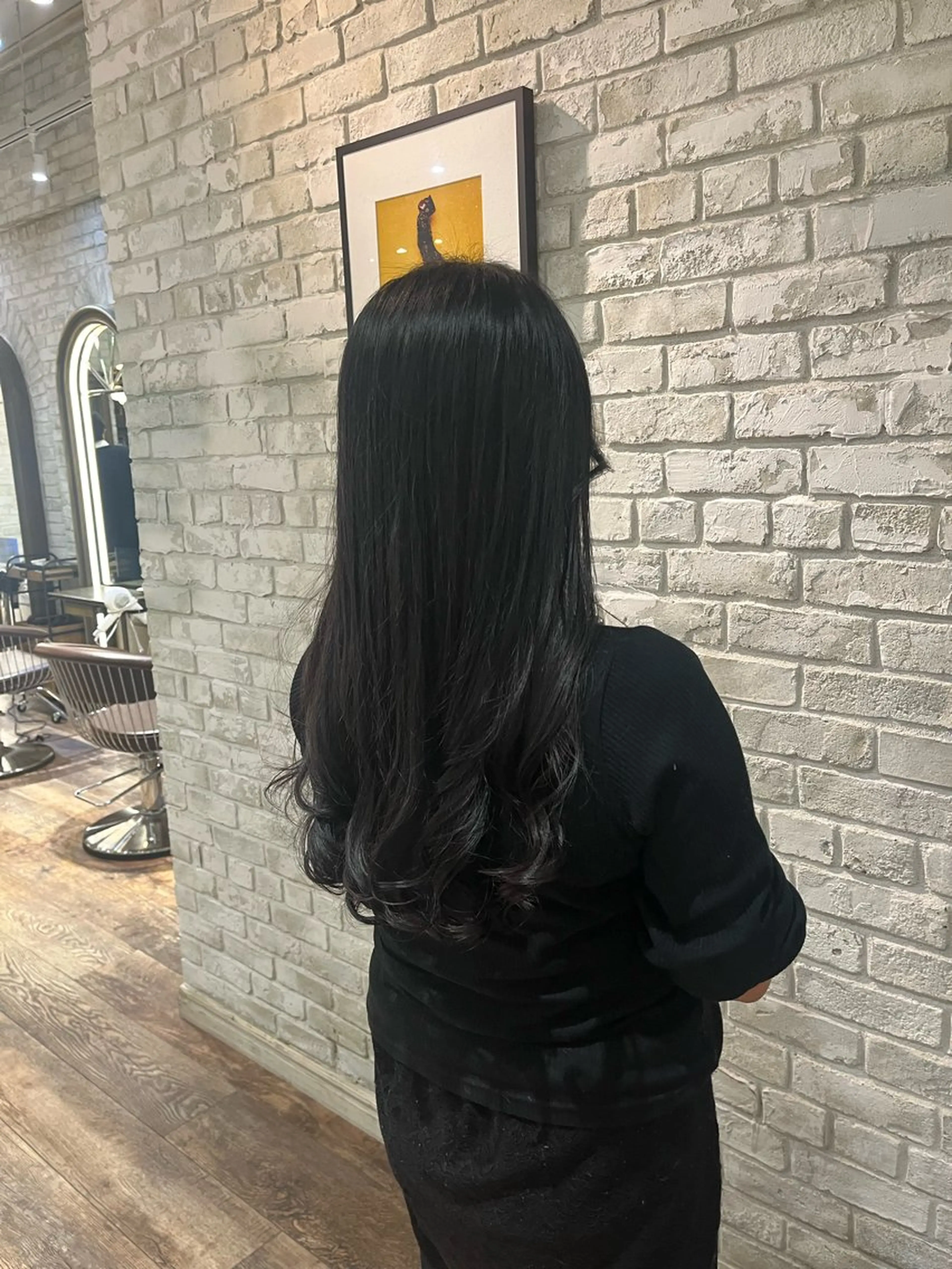 髪質改善カラー+バイカルテトリートメントの写真