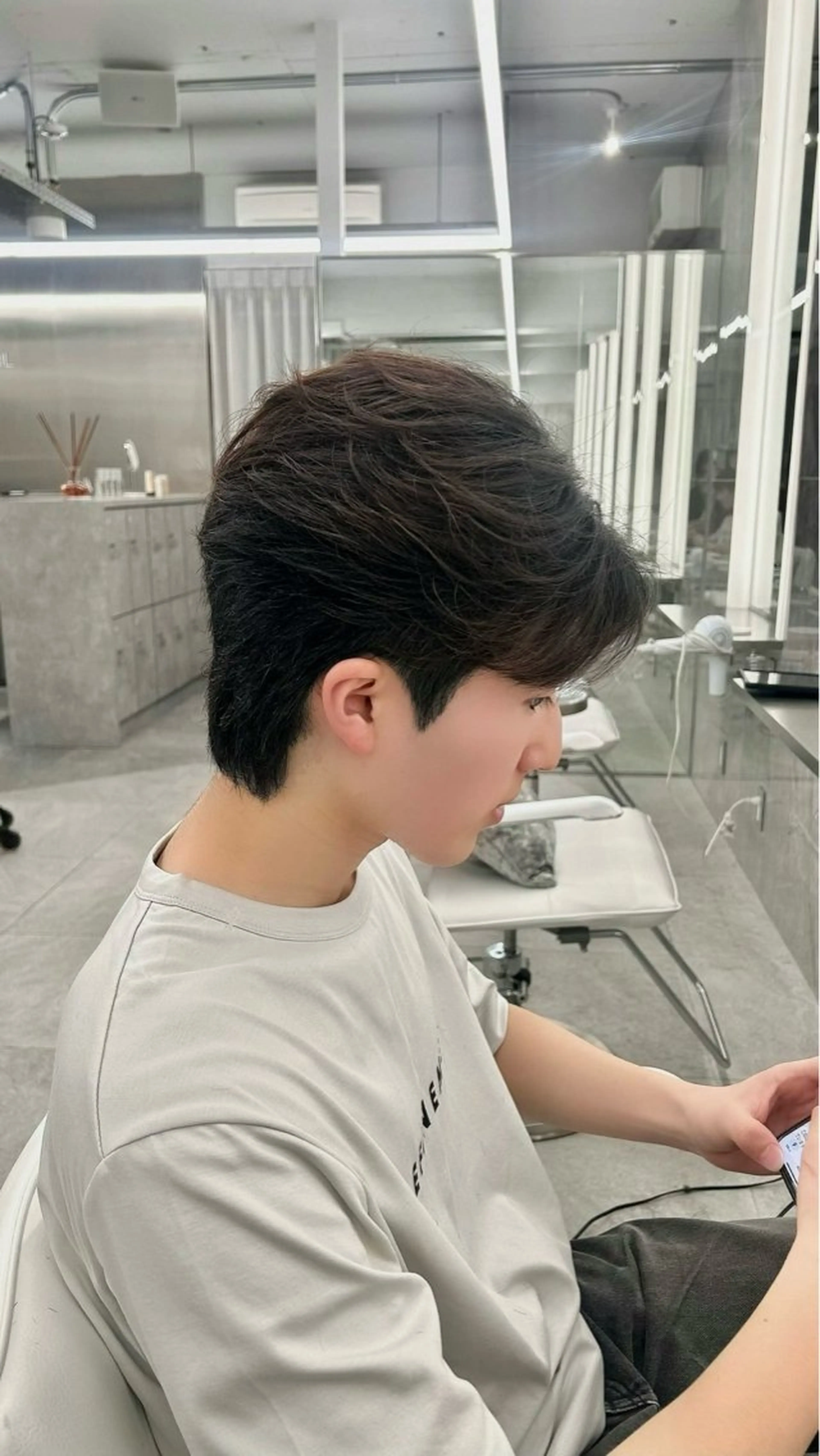 カット トリートメント ニュアンスパーマ/ メンズヘア/lisaのヘアスタイル