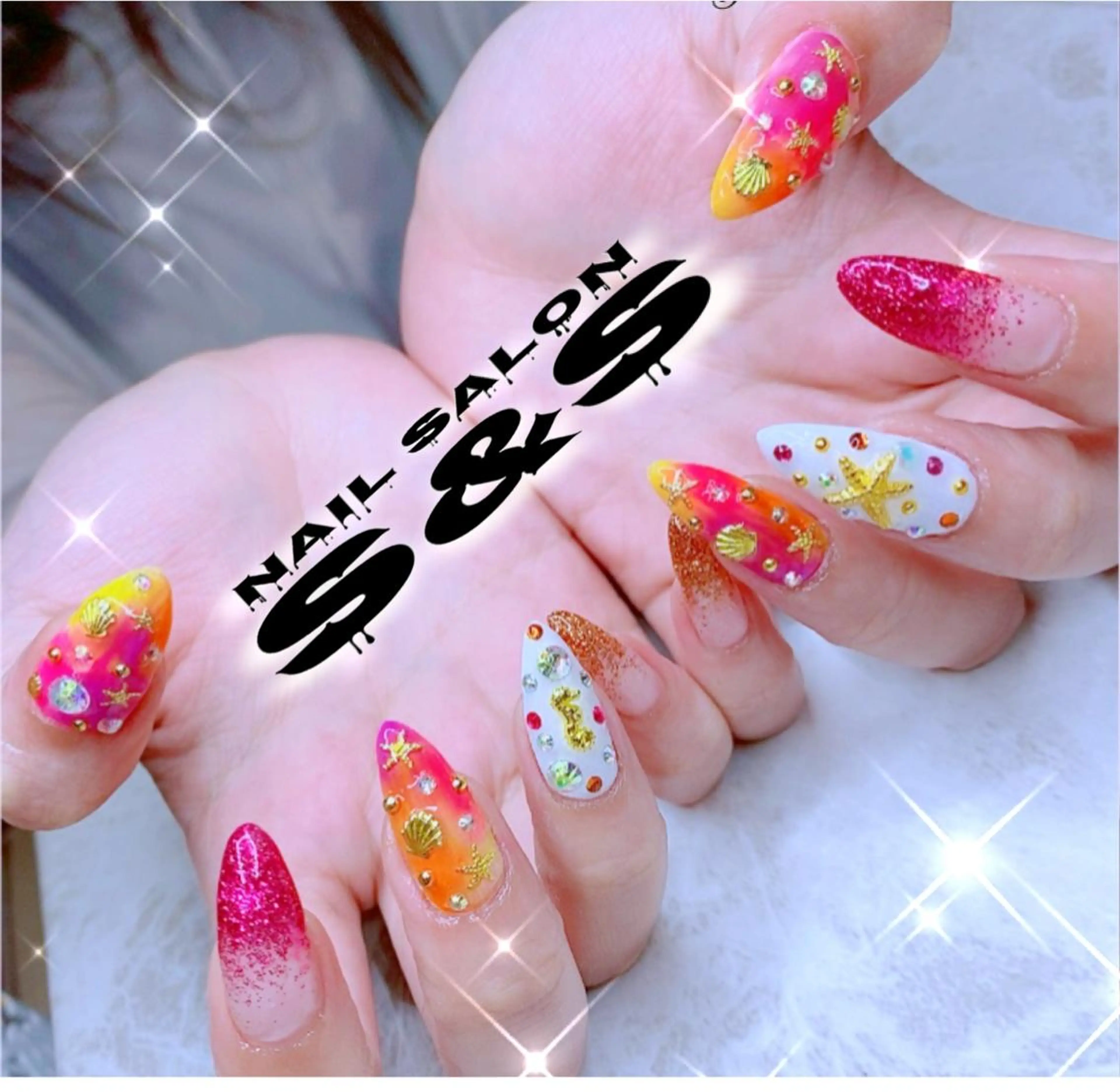 ネイル 長さ出し メンズネイル 持ち込み スカルプネイル S&S 村田小百合のネイルデザイン