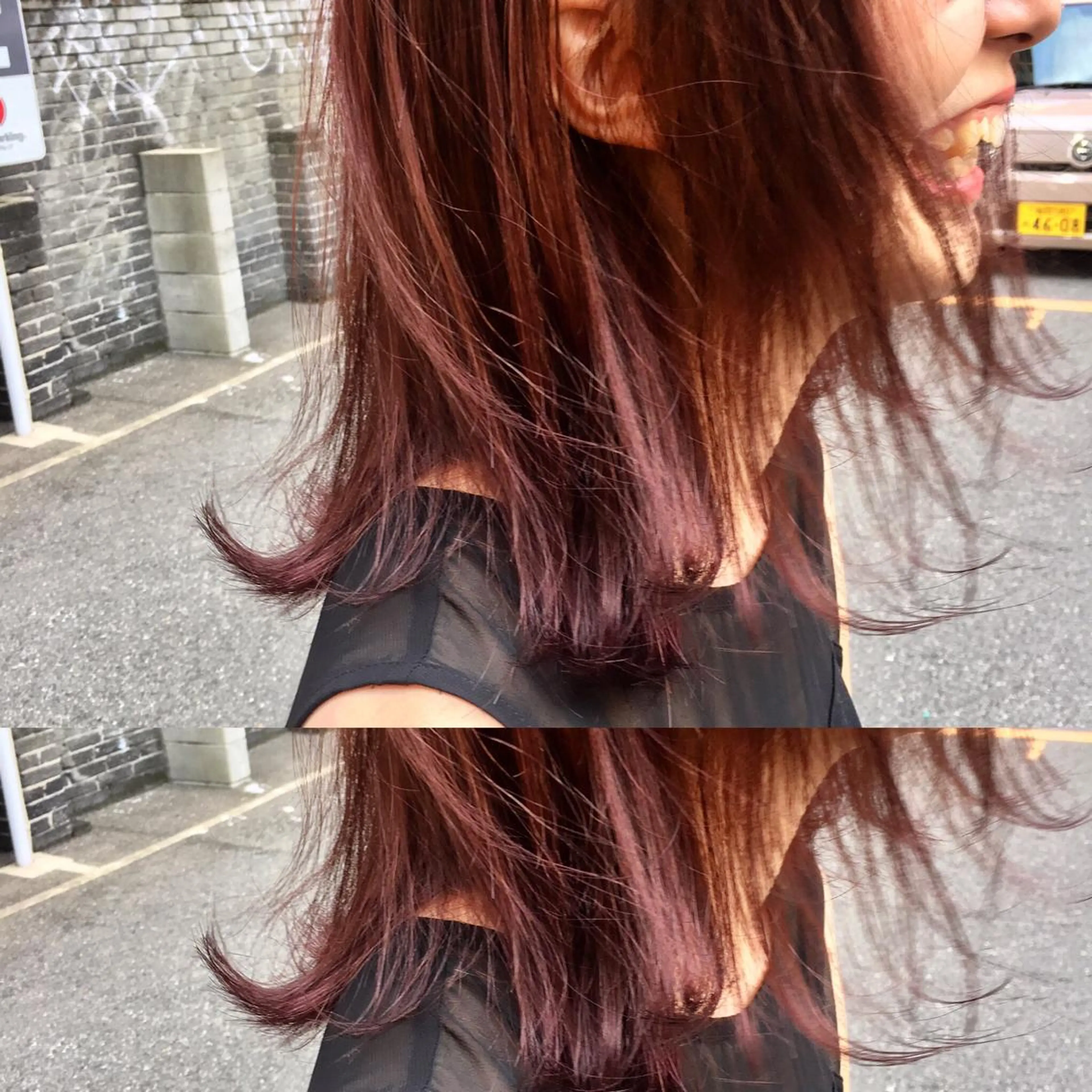 ミディアム カラー ブリーチ イルミナカラー ブリーチなしカラー Fuuu《フゥ》所属・シノザキ シンゴのヘアスタイル