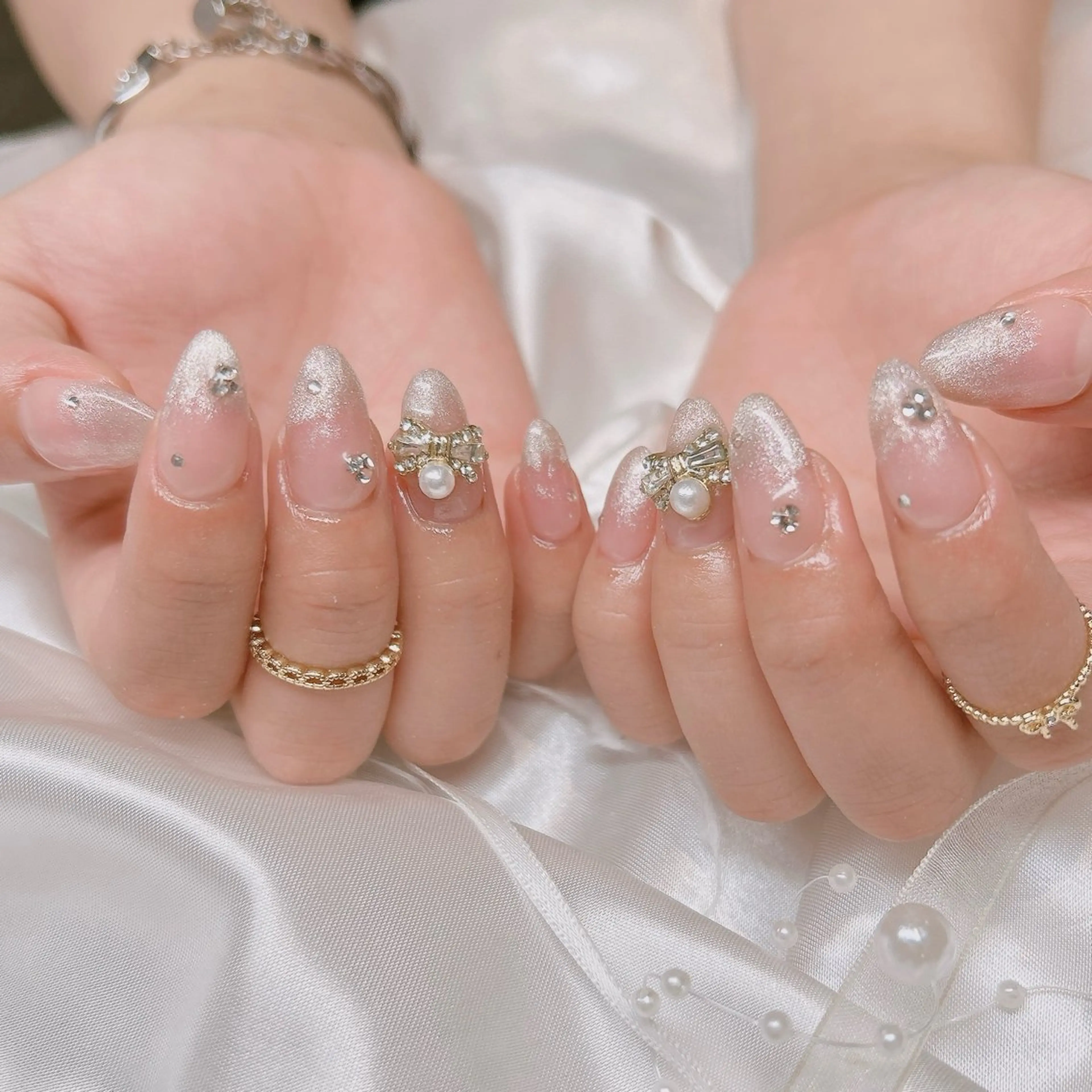 ネイル マグネットネイル ハンドネイル junna のぞいてねのネイルデザイン