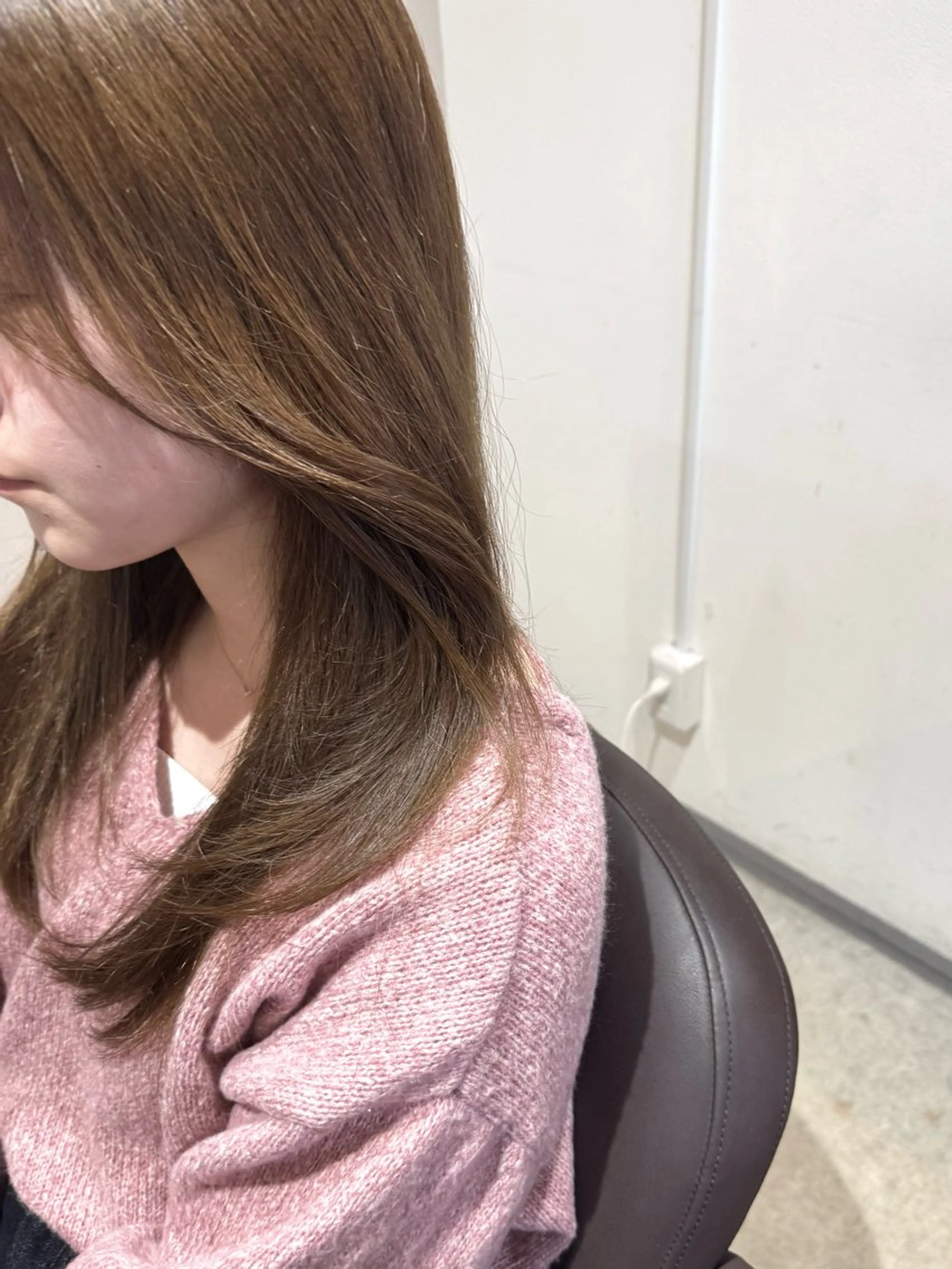 セミロング カット ヘアカラー トリートメント ✨髪質改善美髪矯正✨ ボブ/韓国レイヤー✨のヘアスタイル