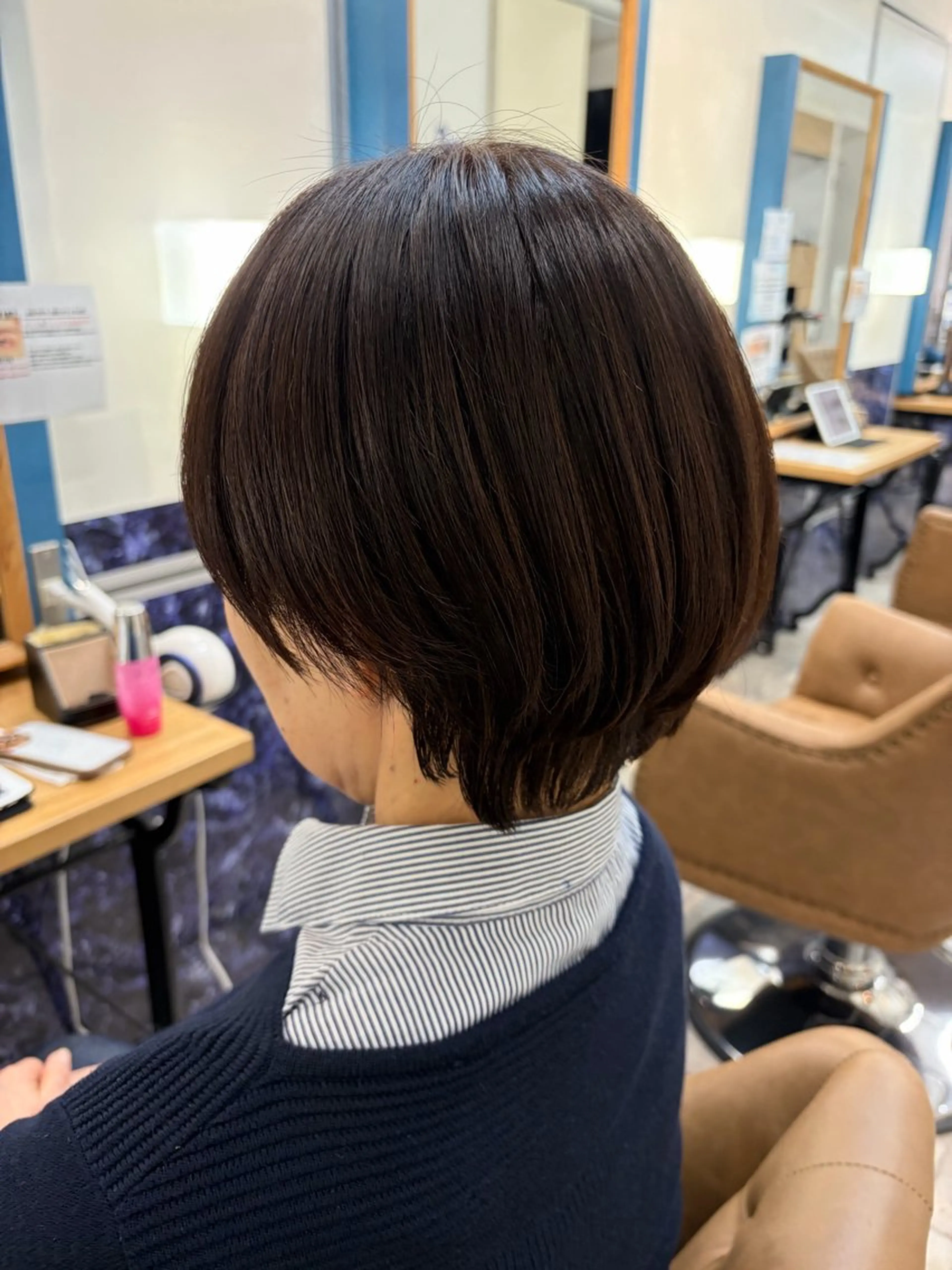 ショート カット トリートメント ヘッドスパ カラー/アイリスト 麻優のヘアスタイル