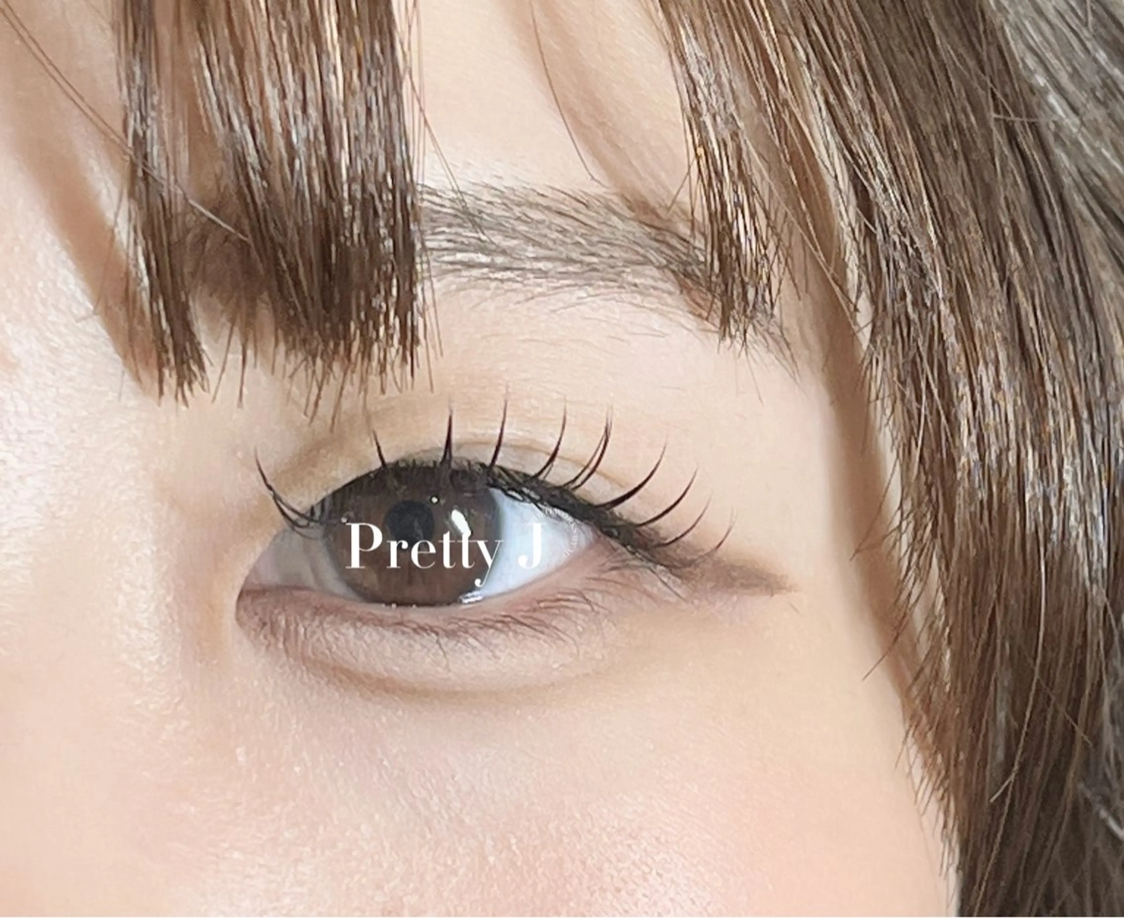 マツエク・マツパ フラットラッシュ Pretty J Eyelashのマツエク・マツパデザイン