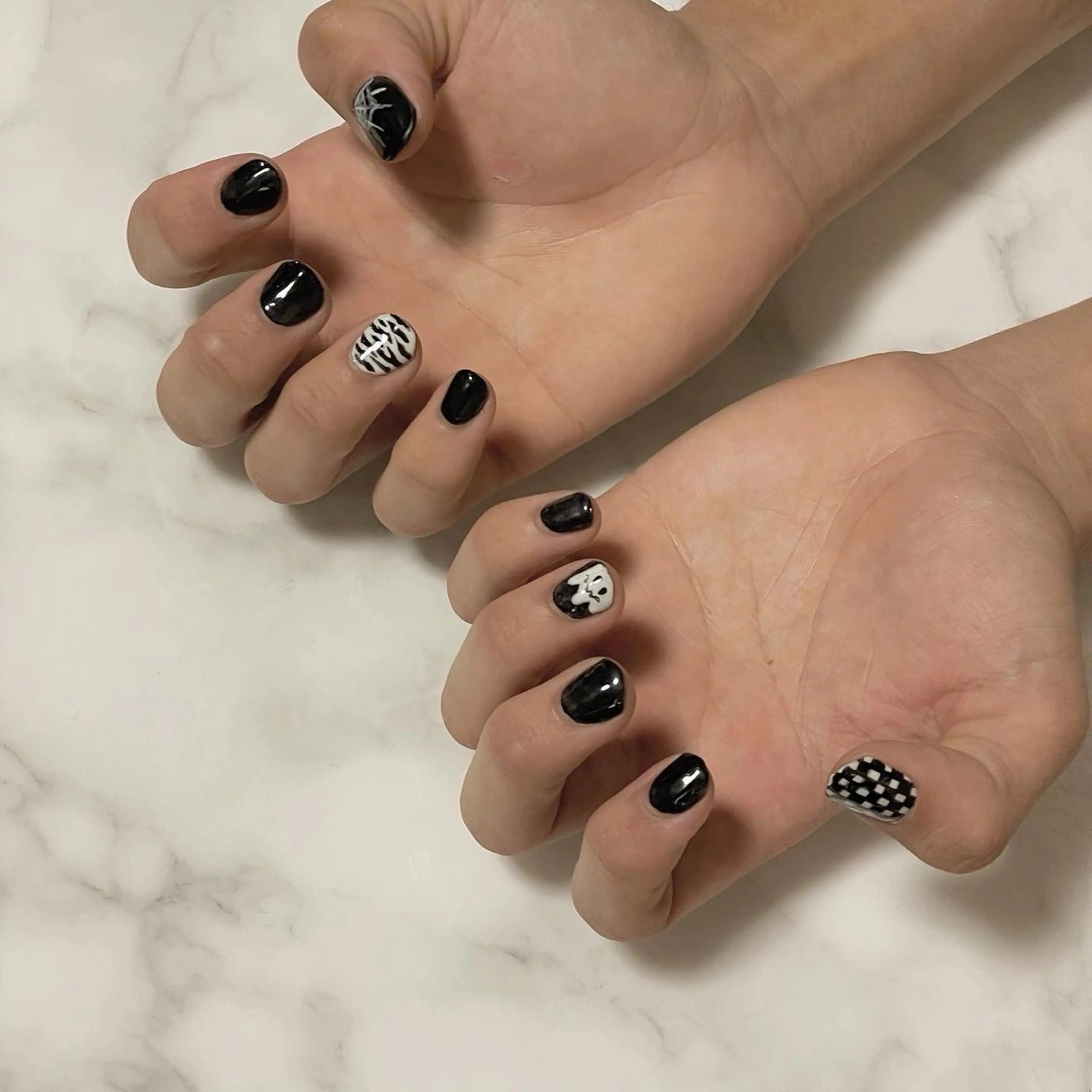 ネイル ハロウィン Bianca大宮店 🫧カッチ🪽のネイルデザイン