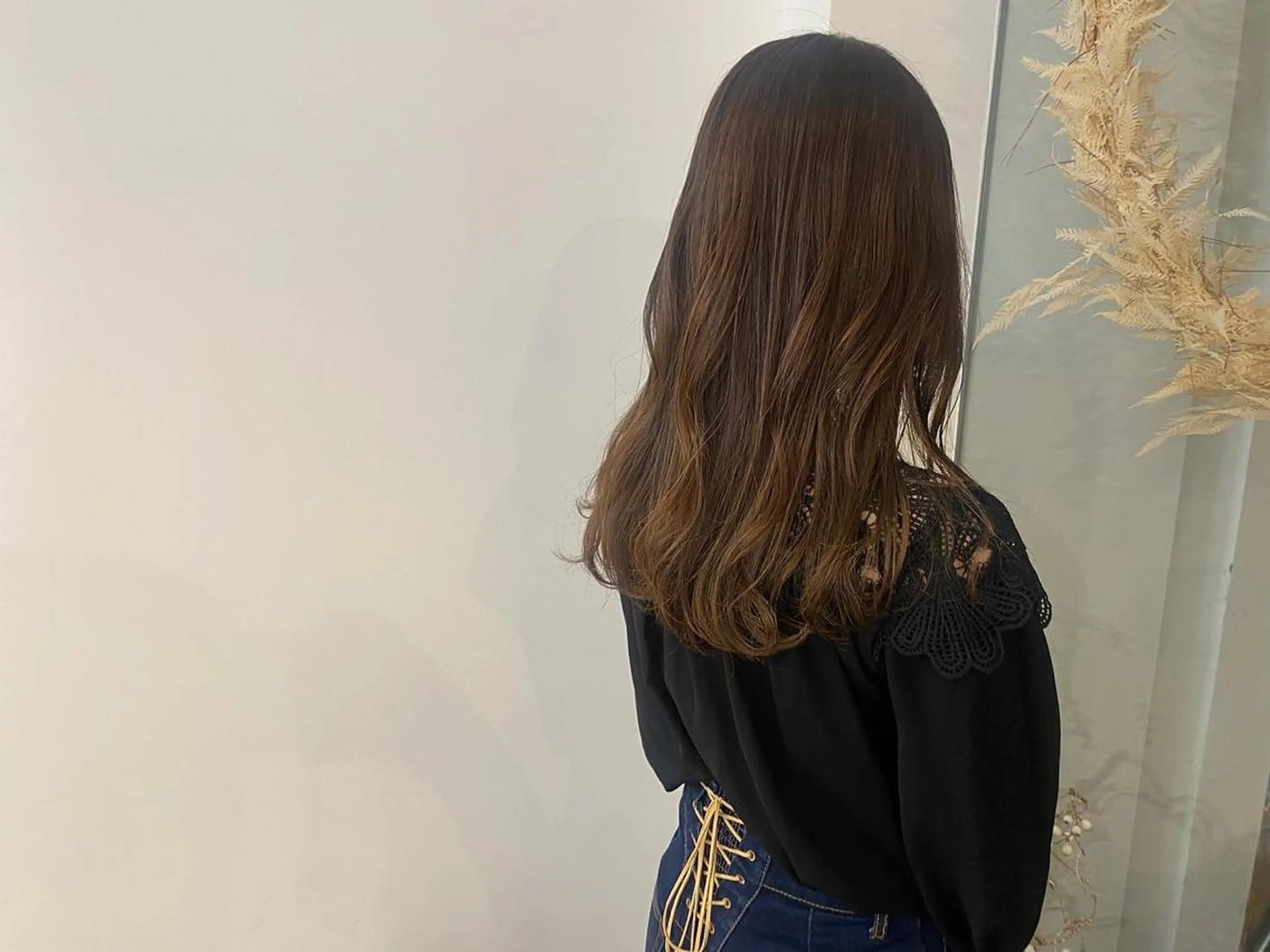 似合わせカット➕艶感カラー➕オージュア人気クエンチトリートメントの写真