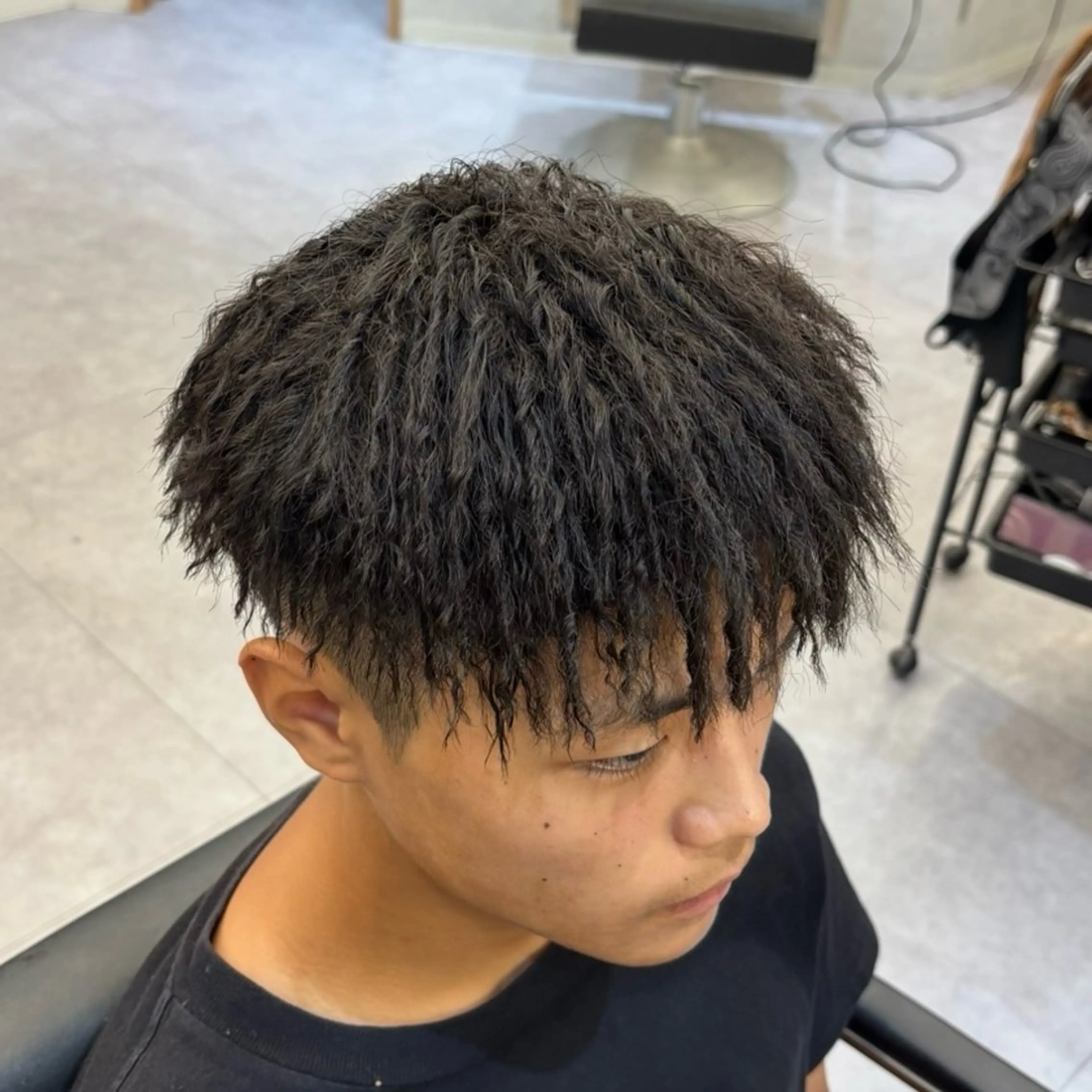 カット＆パイルツイストの写真