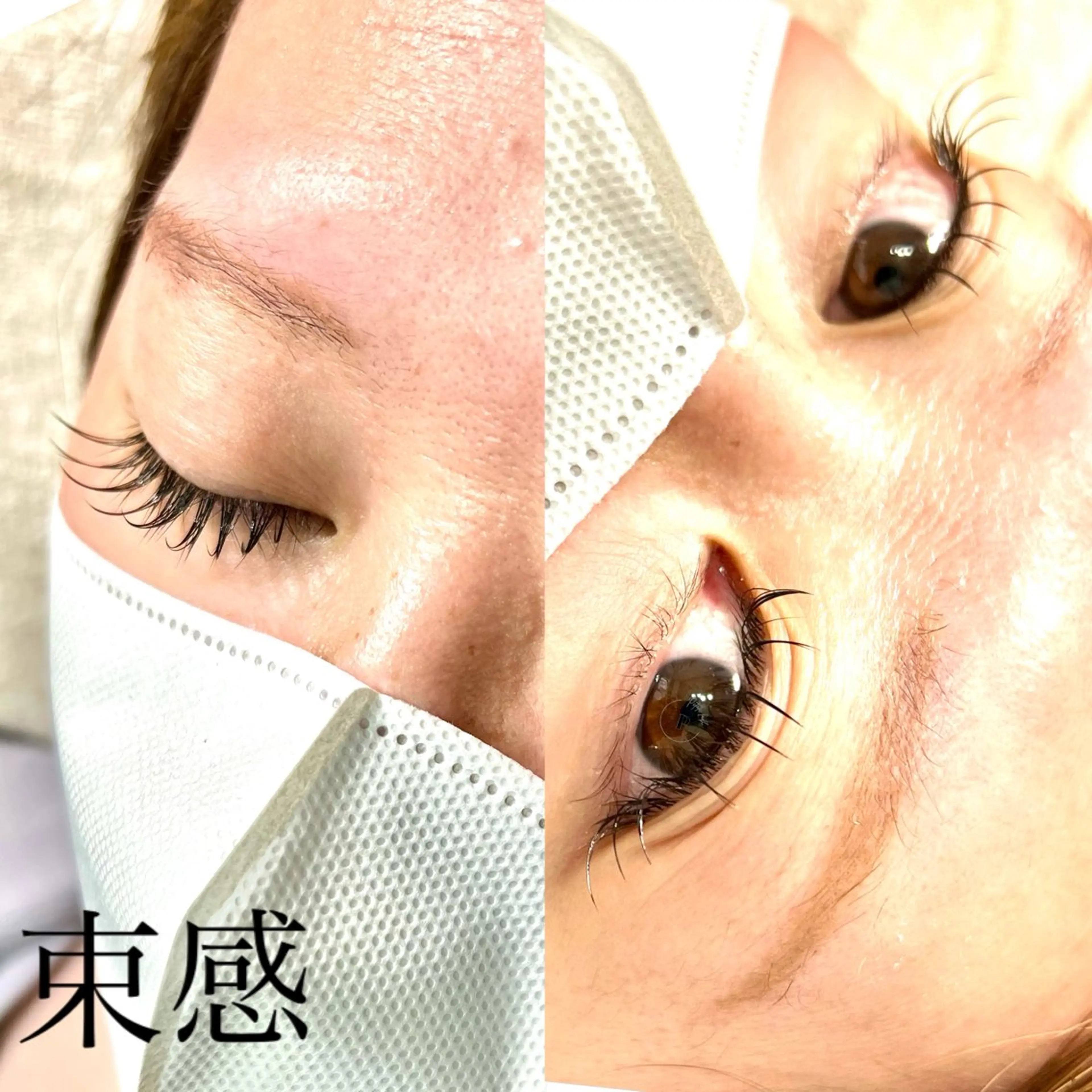 マツエク・マツパ 束感まつ毛 フラットラッシュ セクシー ワンホンマツエク マツエク eyelash presh yukaのマツエク・マツパデザイン