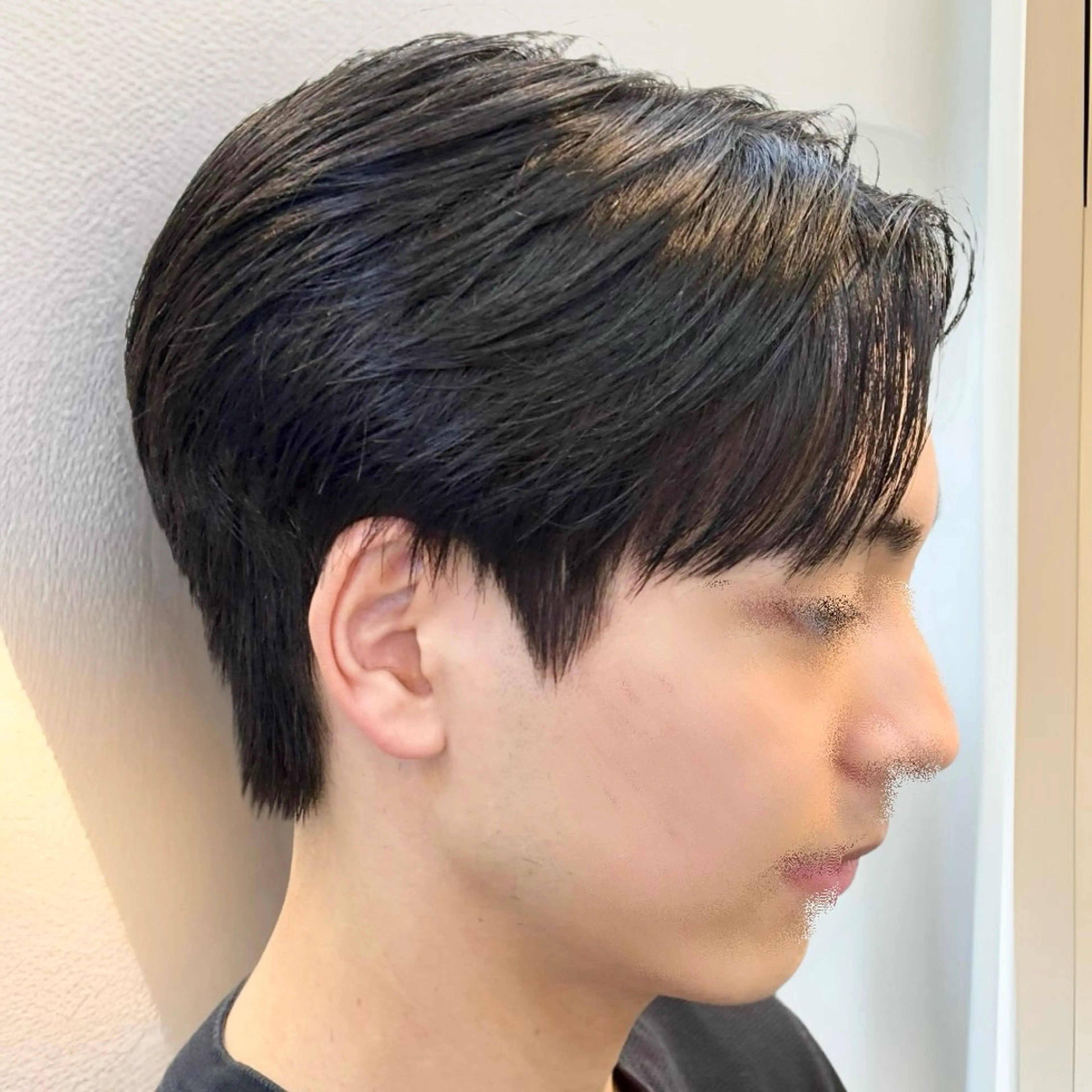 パーマ メンズ センターパート ダウンパーマ メンズ韓国風 メンズパーマ カット パーマ Vicke所属・メンズ専門/韓国風 ❤️‍🔥吉野あいかのヘアスタイル