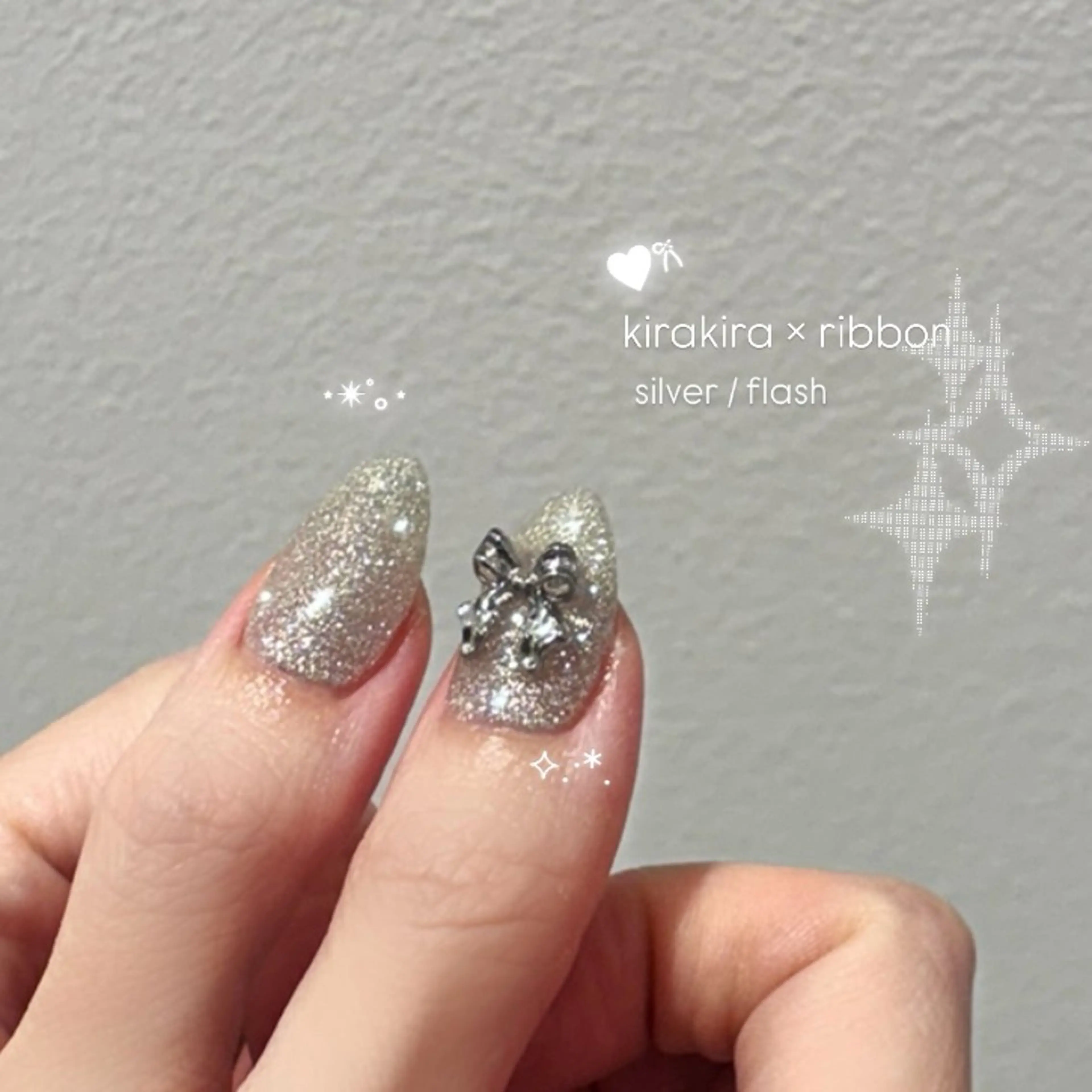 ネイル リボン ハンドネイル beau'r noaのネイルデザイン