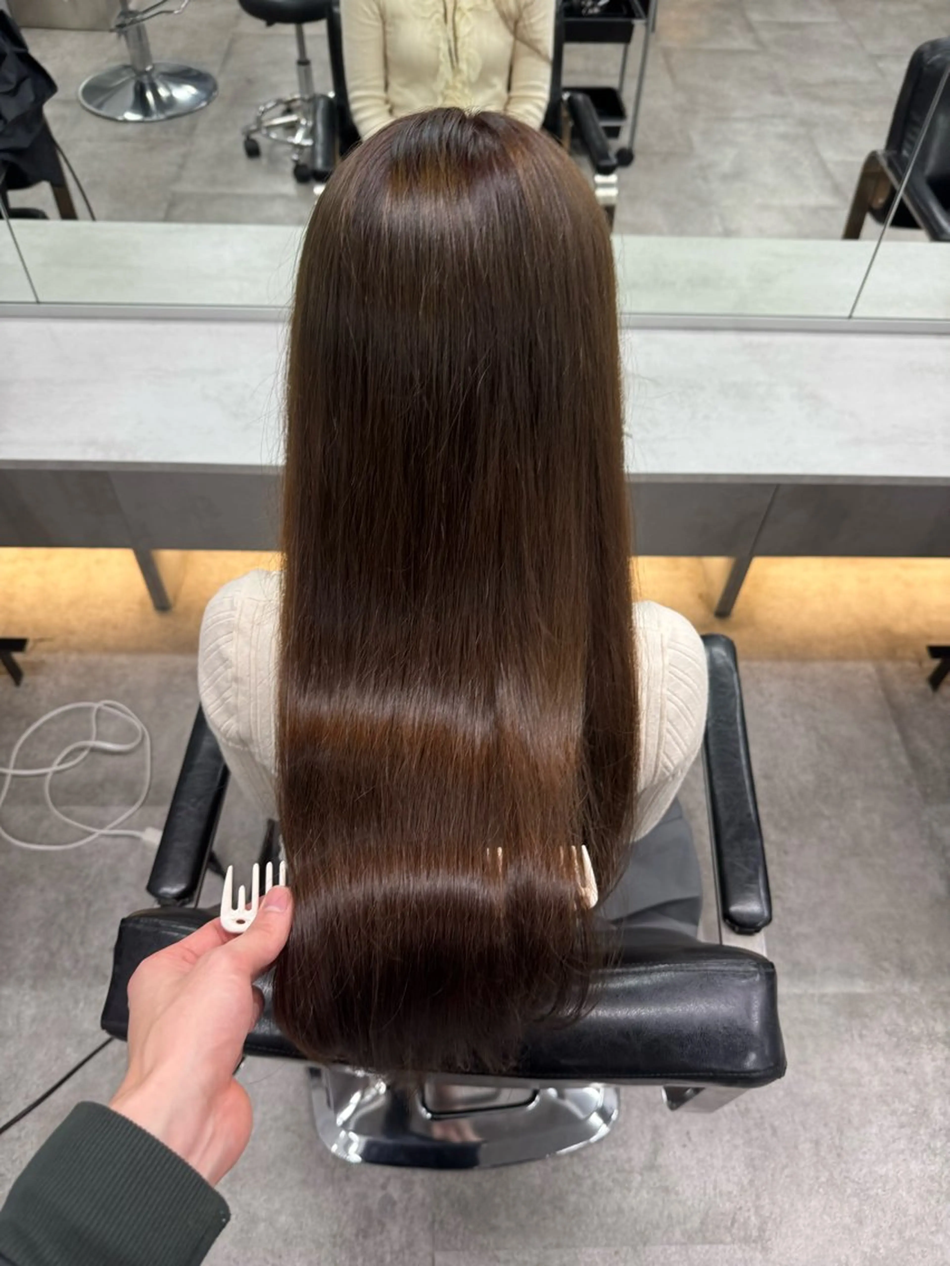 ロング カラー ヘアカラー トリートメント あなたのお悩み改善" You"💚❤️💛のヘアスタイル