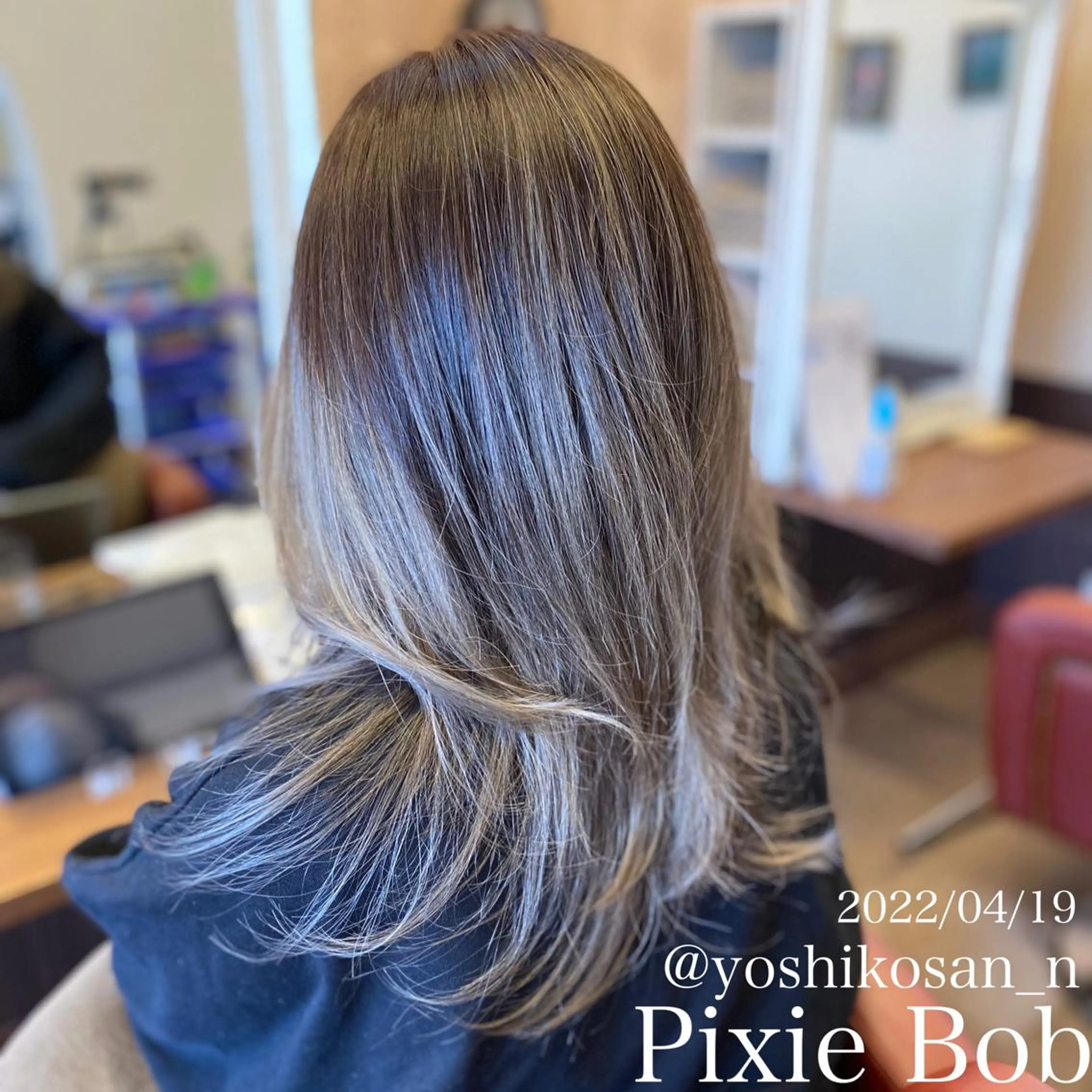 ロング カラー カット ヘアカラー トリートメント Pixie Bob 🐈‍⬛　位田のマツエク・マツパデザイン