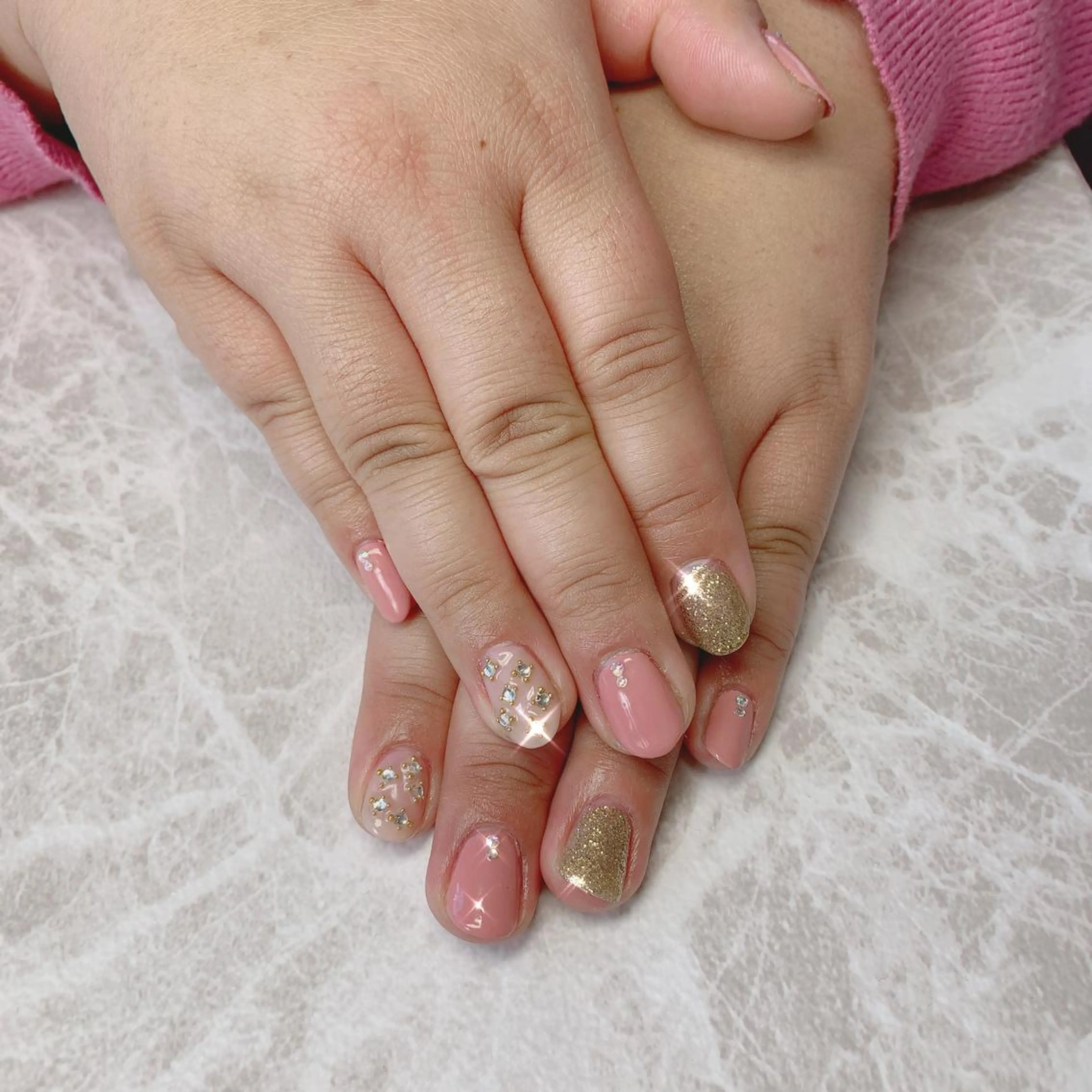 ネイル キラキラネイル シンプルネイル 痩身/脱毛/ネイル HARUKAのエステ・リラクイメージ