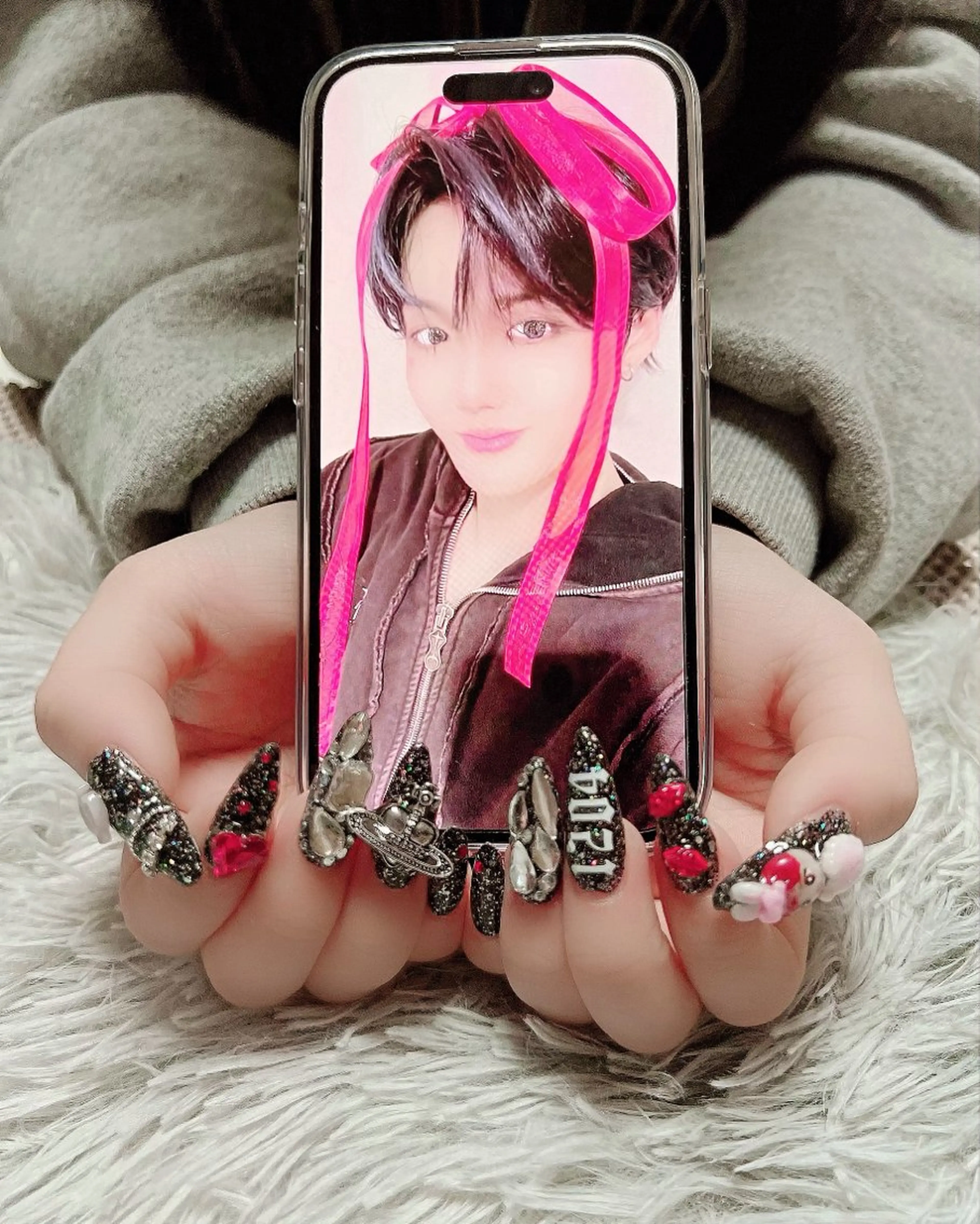 ネイル スカルプネイル ハンドネイル シェヌネイル JURAのネイルデザイン