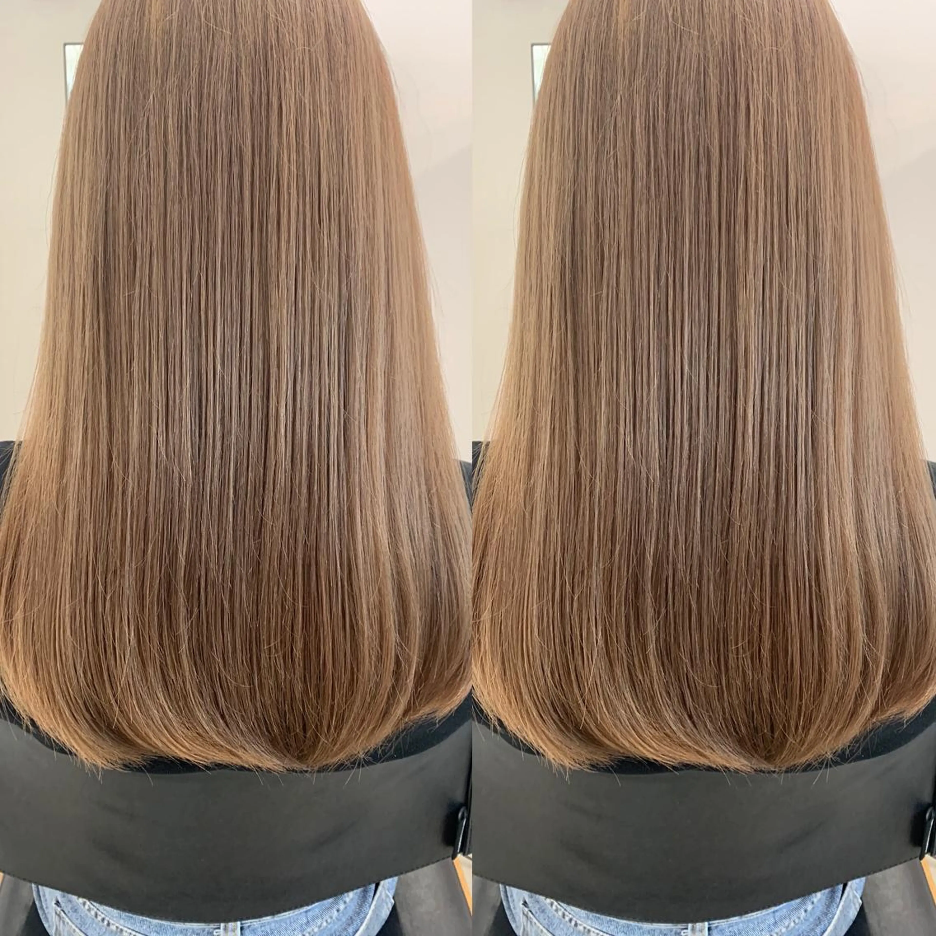 ロング カラー 透明感/オリーブ/ グレージュ/YUKAのヘアスタイル