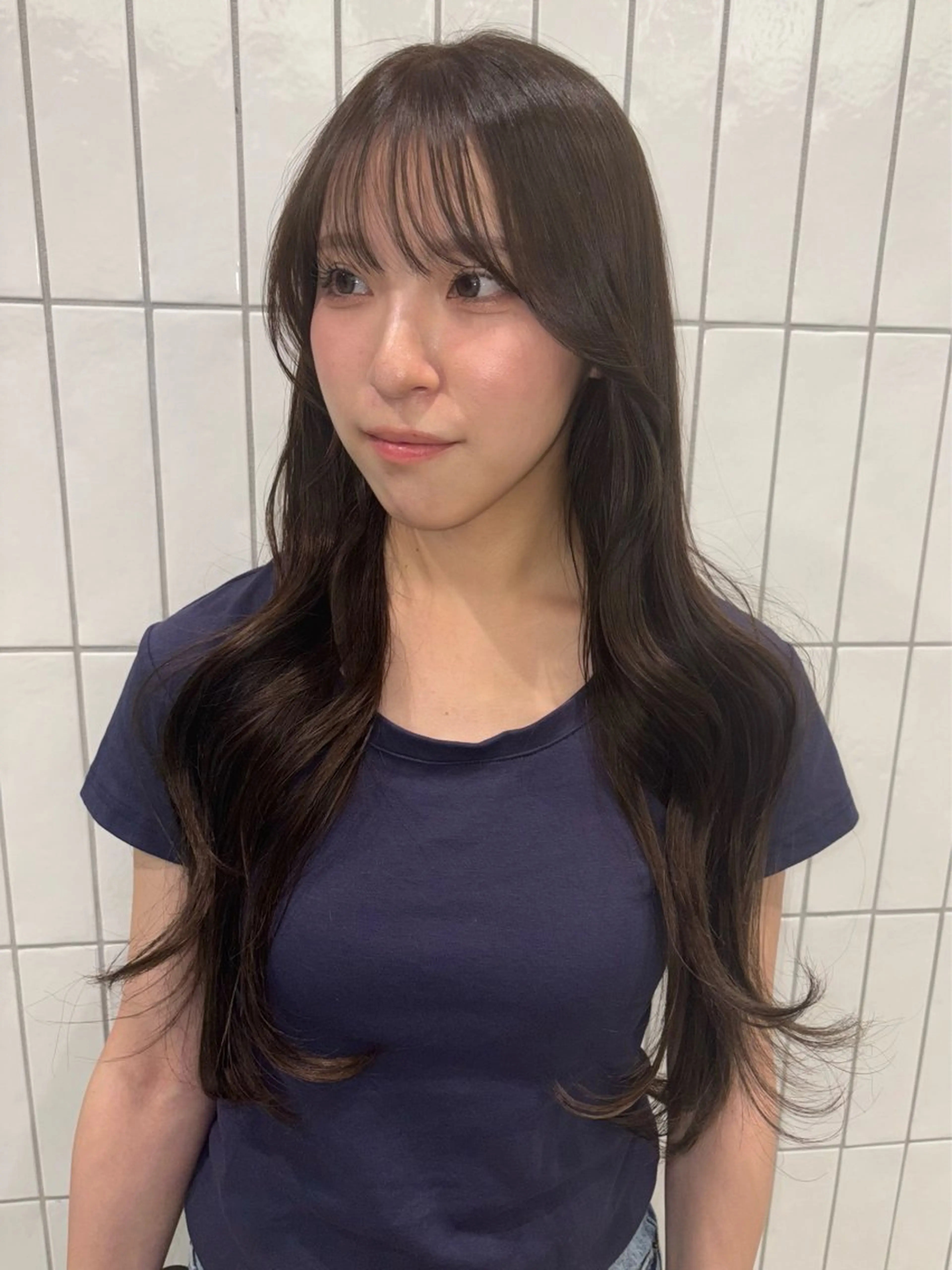 ロング ヘアカラー ハイトーン/ネイル カナコ🫧のヘアスタイル