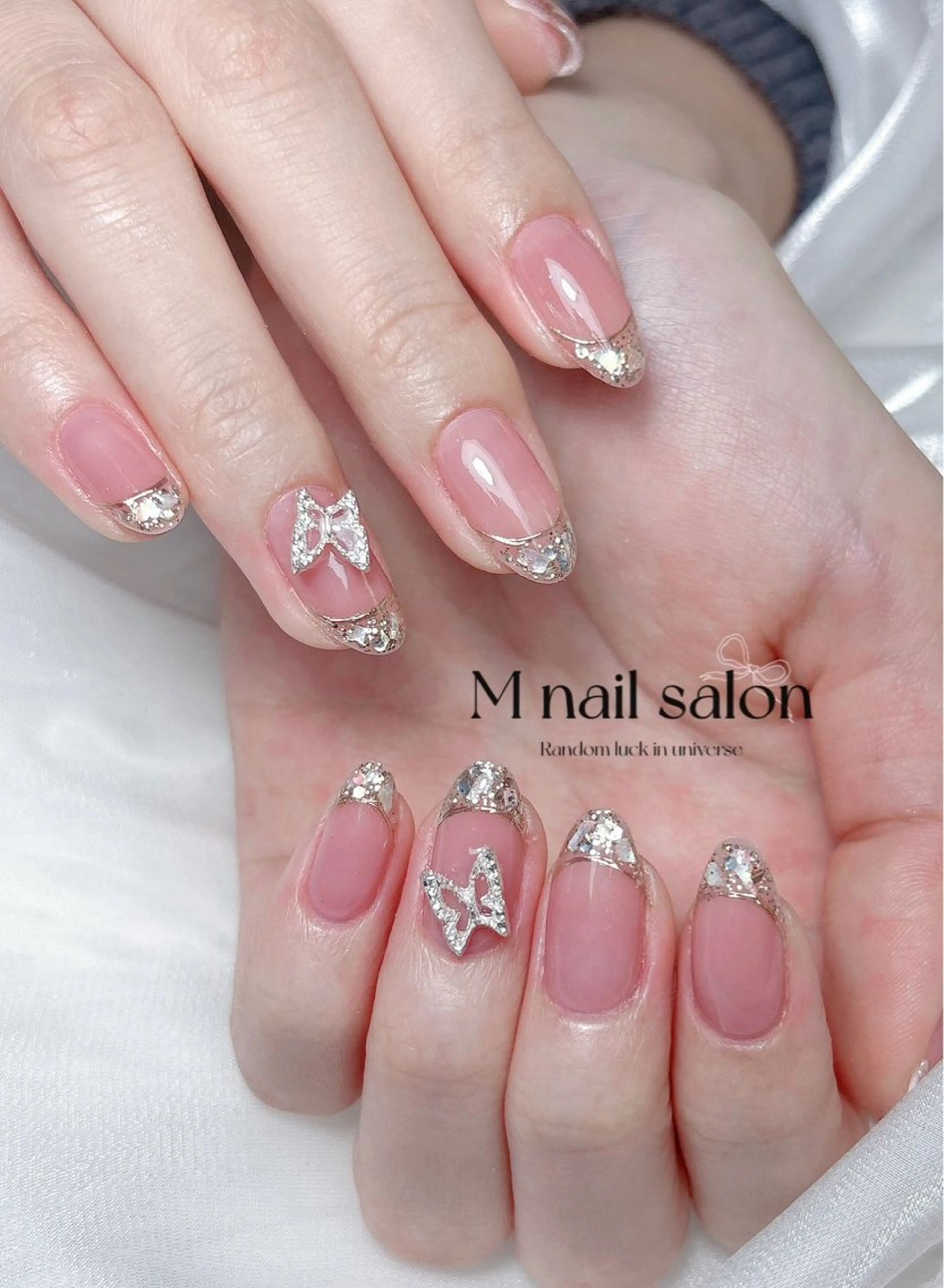 ネイル ハンドネイル M🌷nail 長さだし専門店のネイルデザイン