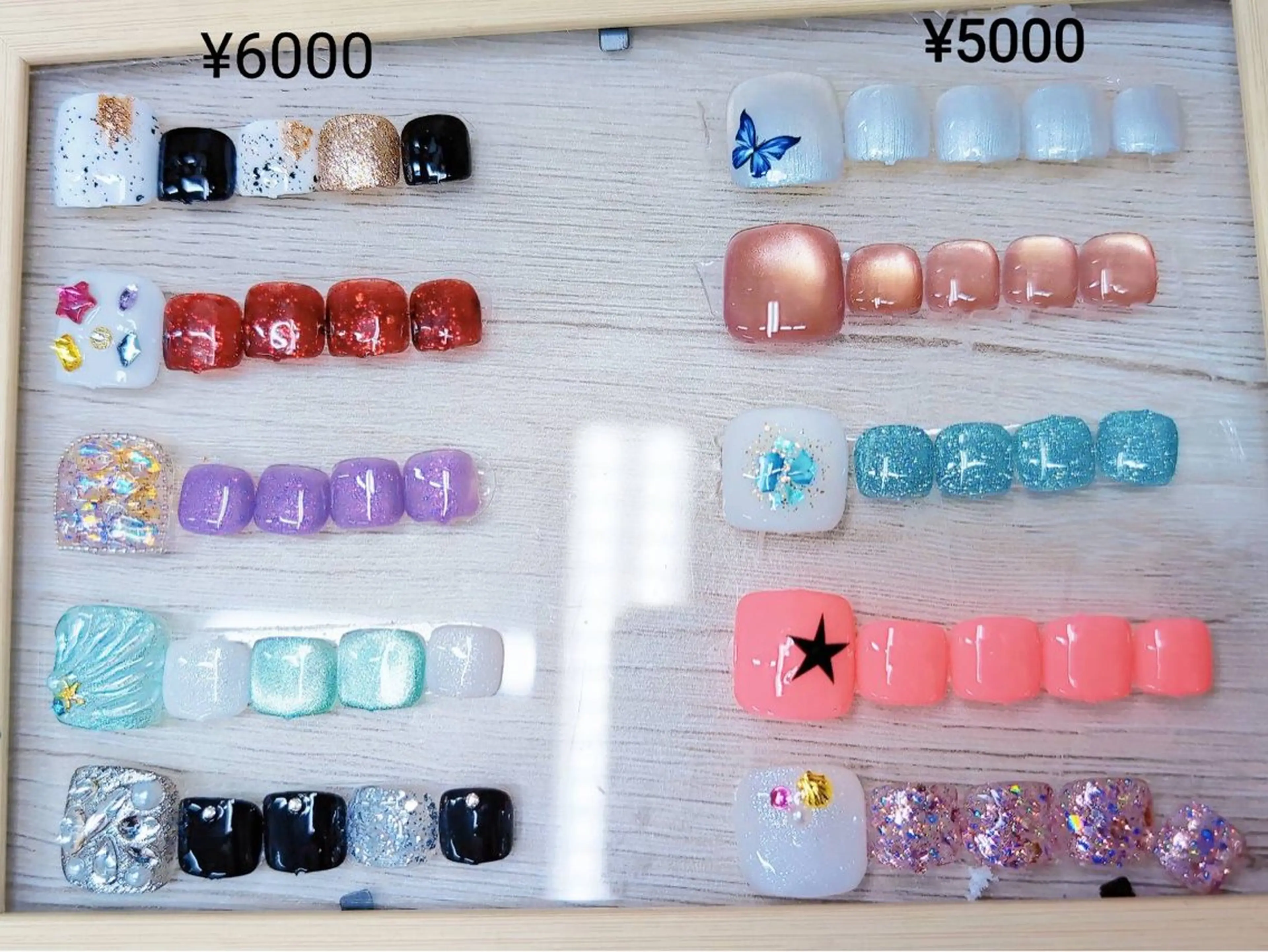 (ミニモ新規予約限定)フット　定額デザイン【現金払いのみ】⚠️補足説明を必ずご確認ください。の写真