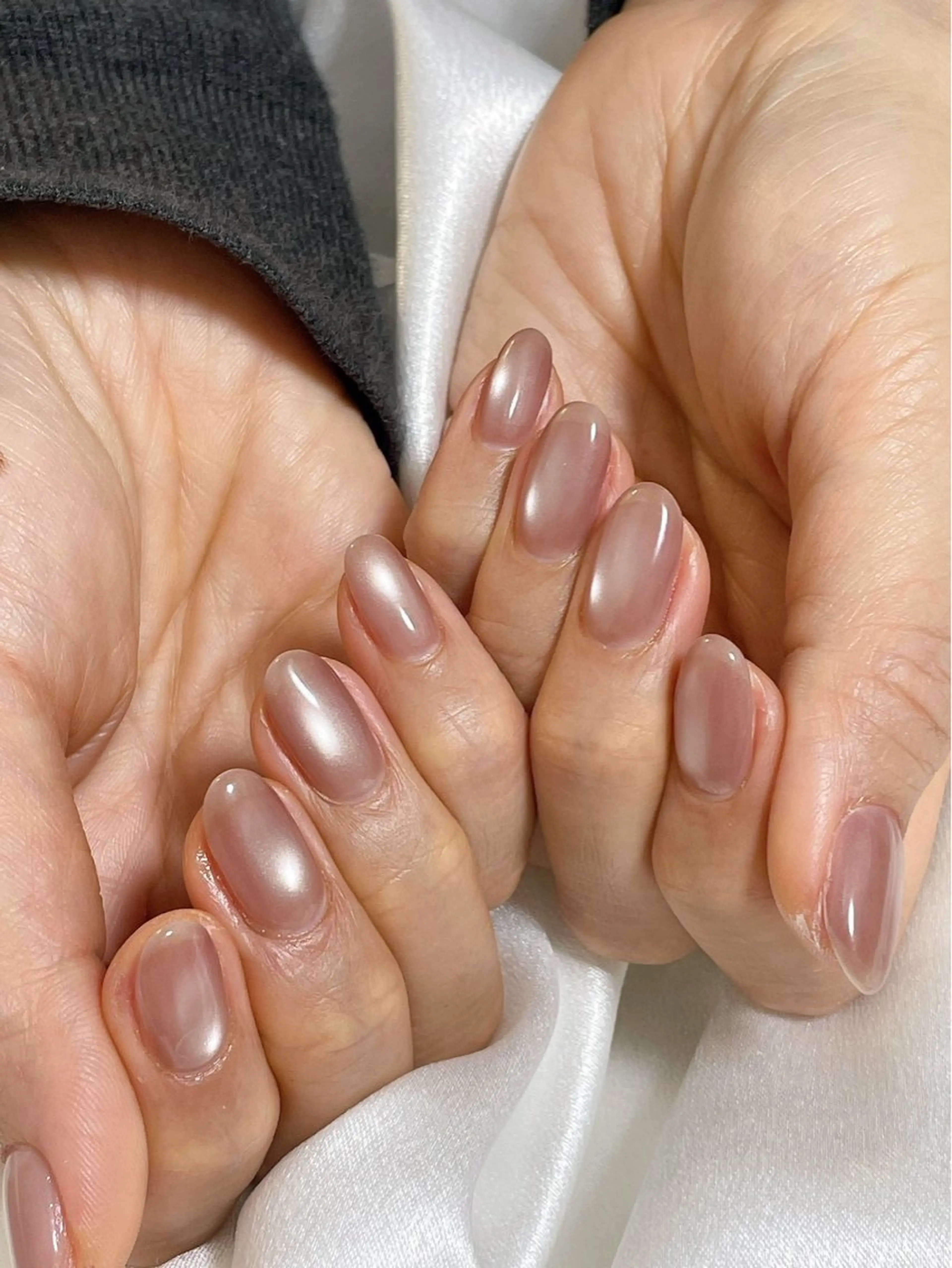 ネイル オーロラネイル 桜ネイル フラワーネイル フットネイル フレンチネイル ハンドネイル kiki nail たまプラーザのネイルデザイン