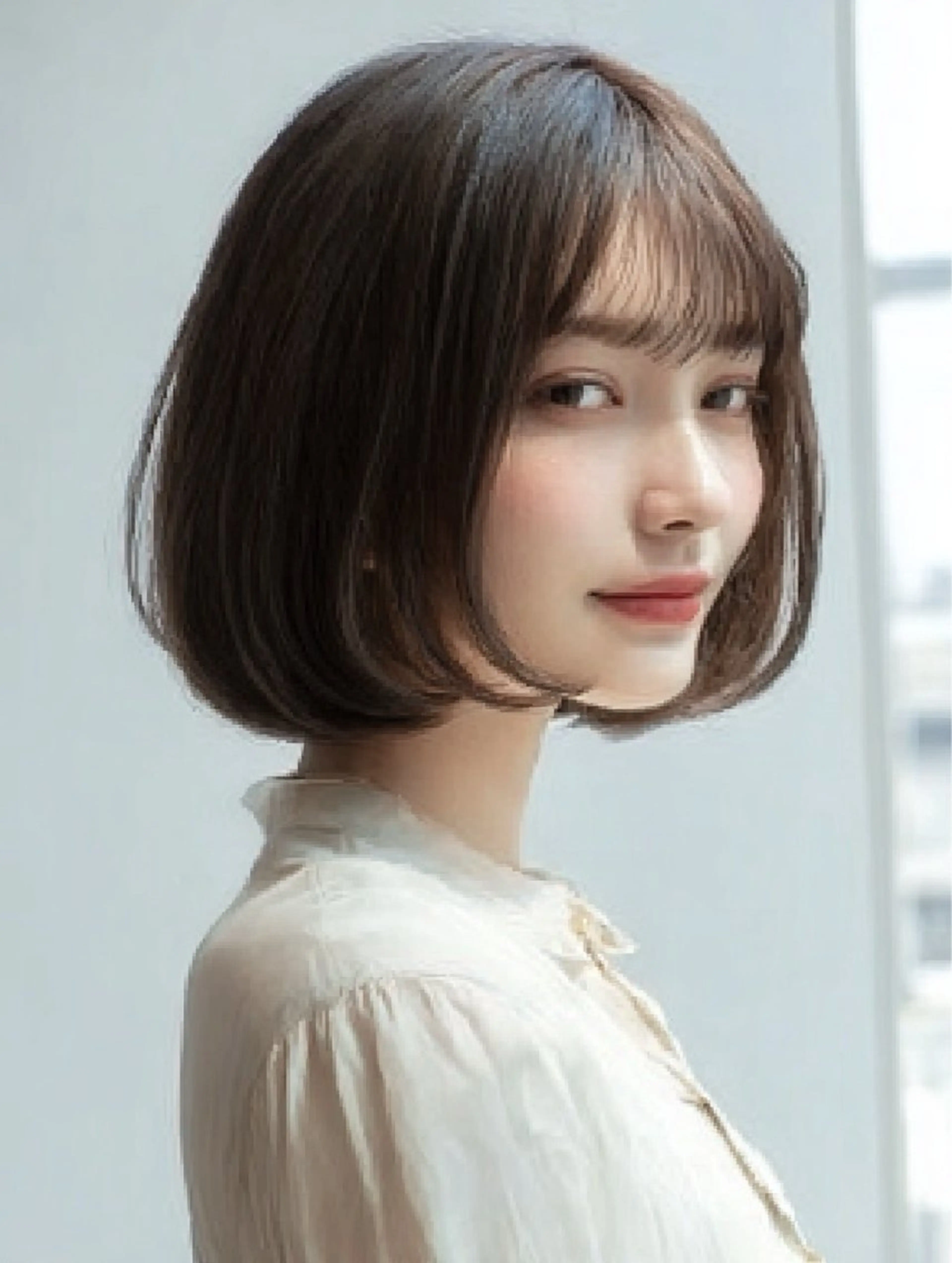 ショート 顔まわりレイヤー 顔周りカット ハッシュカット ハイレイヤー 髪質改善 カット 縮毛矯正 トリートメント ✨毛髪診断で絶対綺麗 ✨美髪艶髪専門✨高浪のヘアスタイル