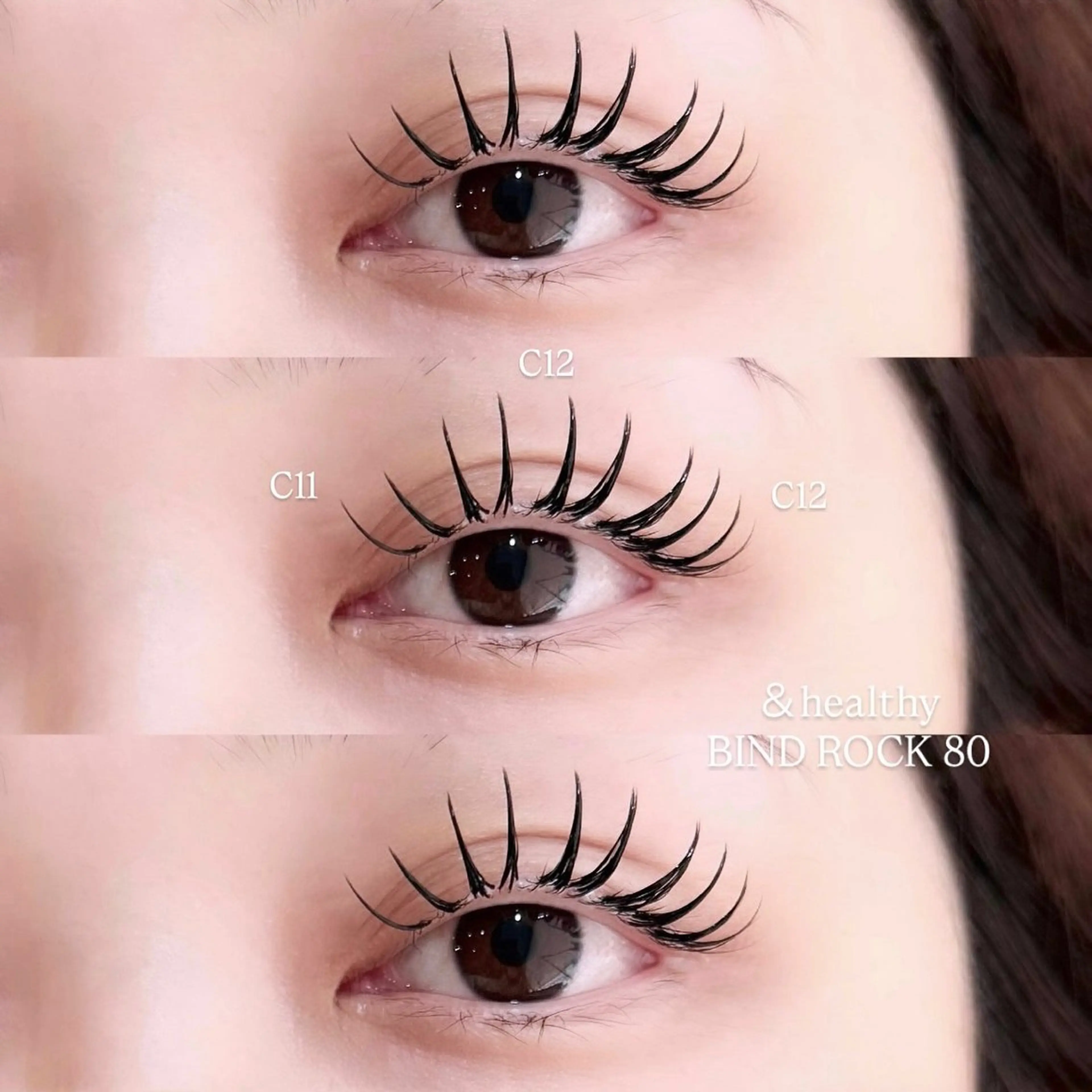 マツエク・マツパ バインドロック マツエク 千島 里歩のマツエク・マツパデザイン