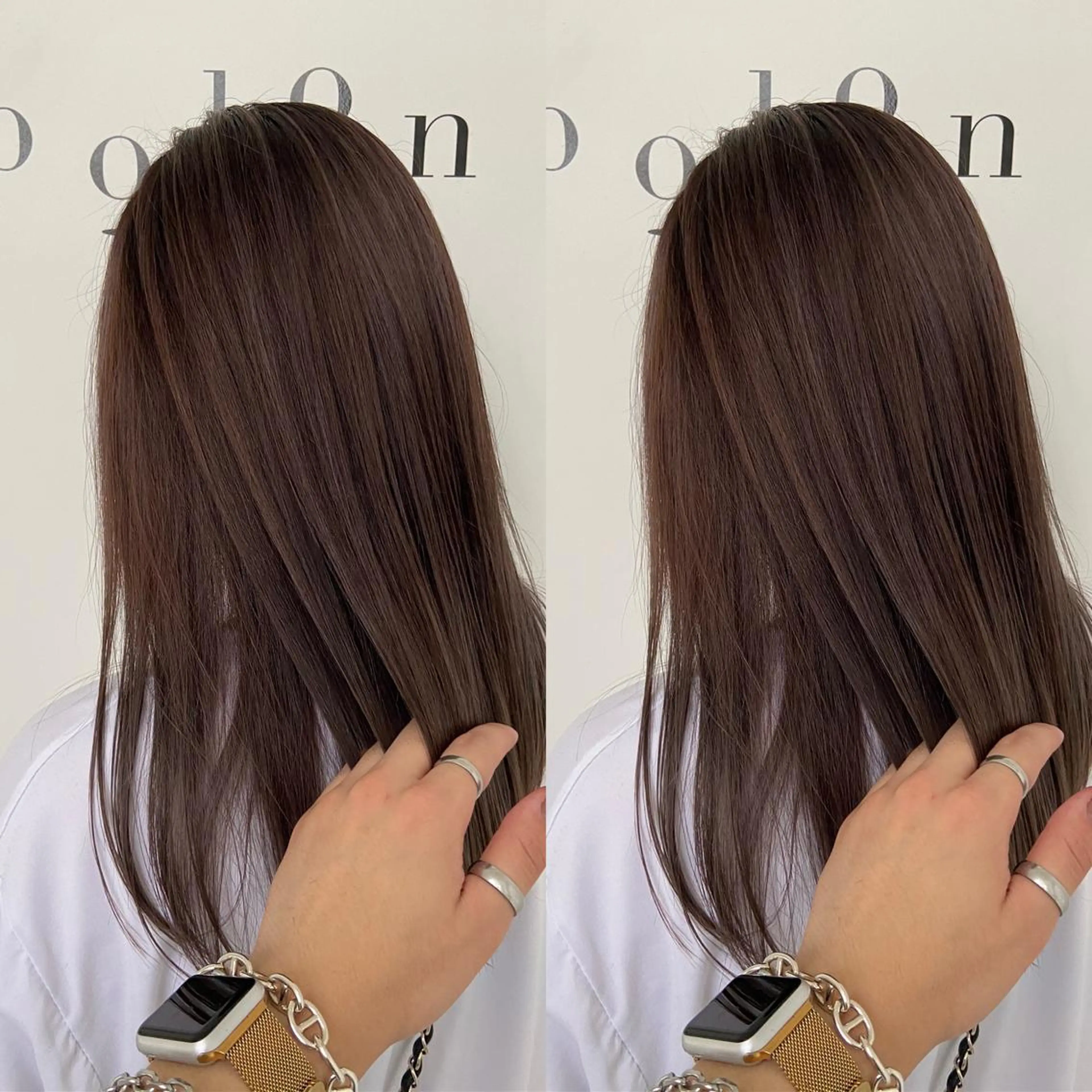 セミロング カラー ヘアアレンジ ヘアカラー トリートメント ヘアセット 🌻Insta指名 NO.1🌻Shoのヘアスタイル