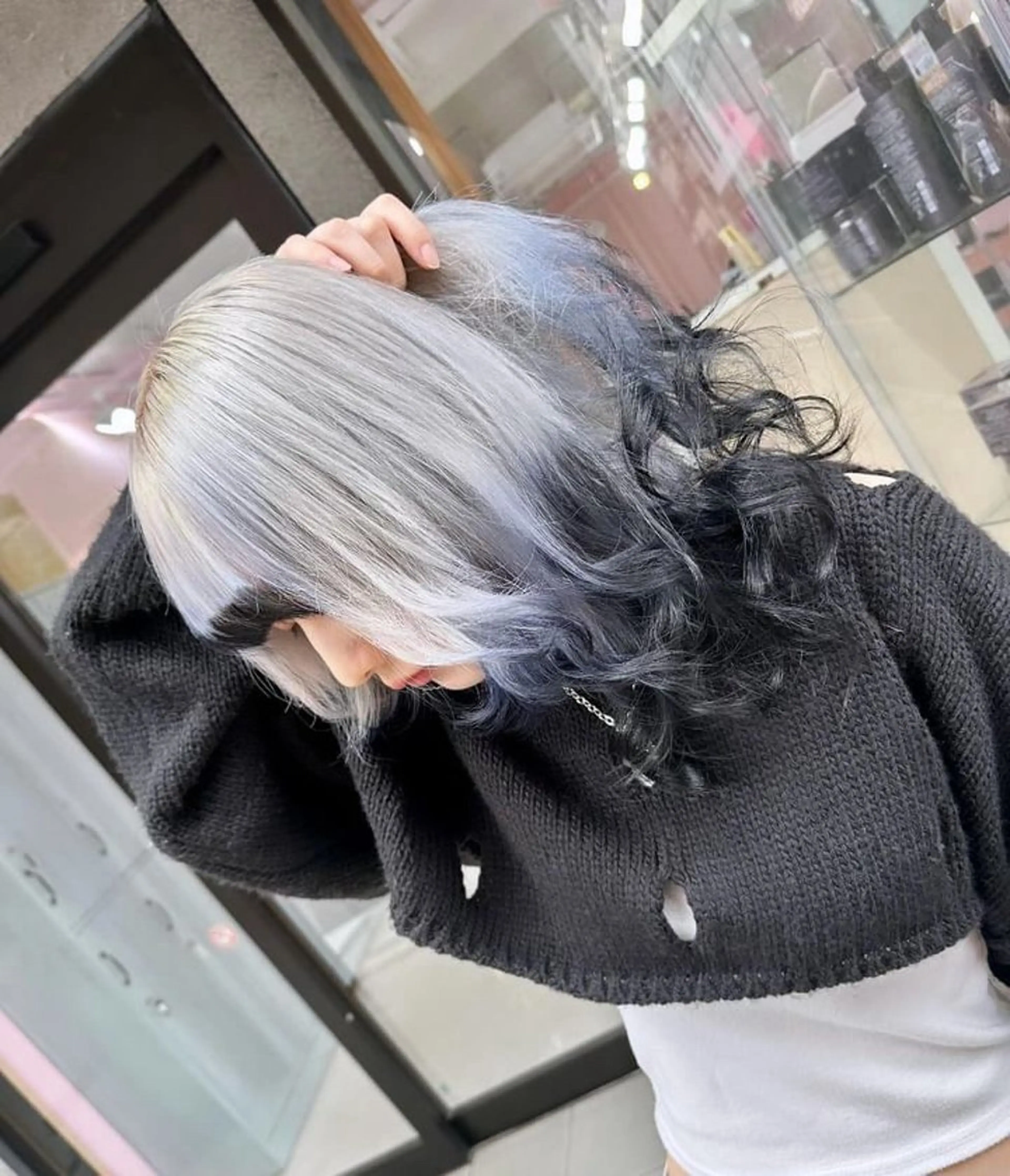 【🦄minimo限定🦄】ハイブリーチ➕似合わせデザインカラー➕トリートメント🌈🫧の写真