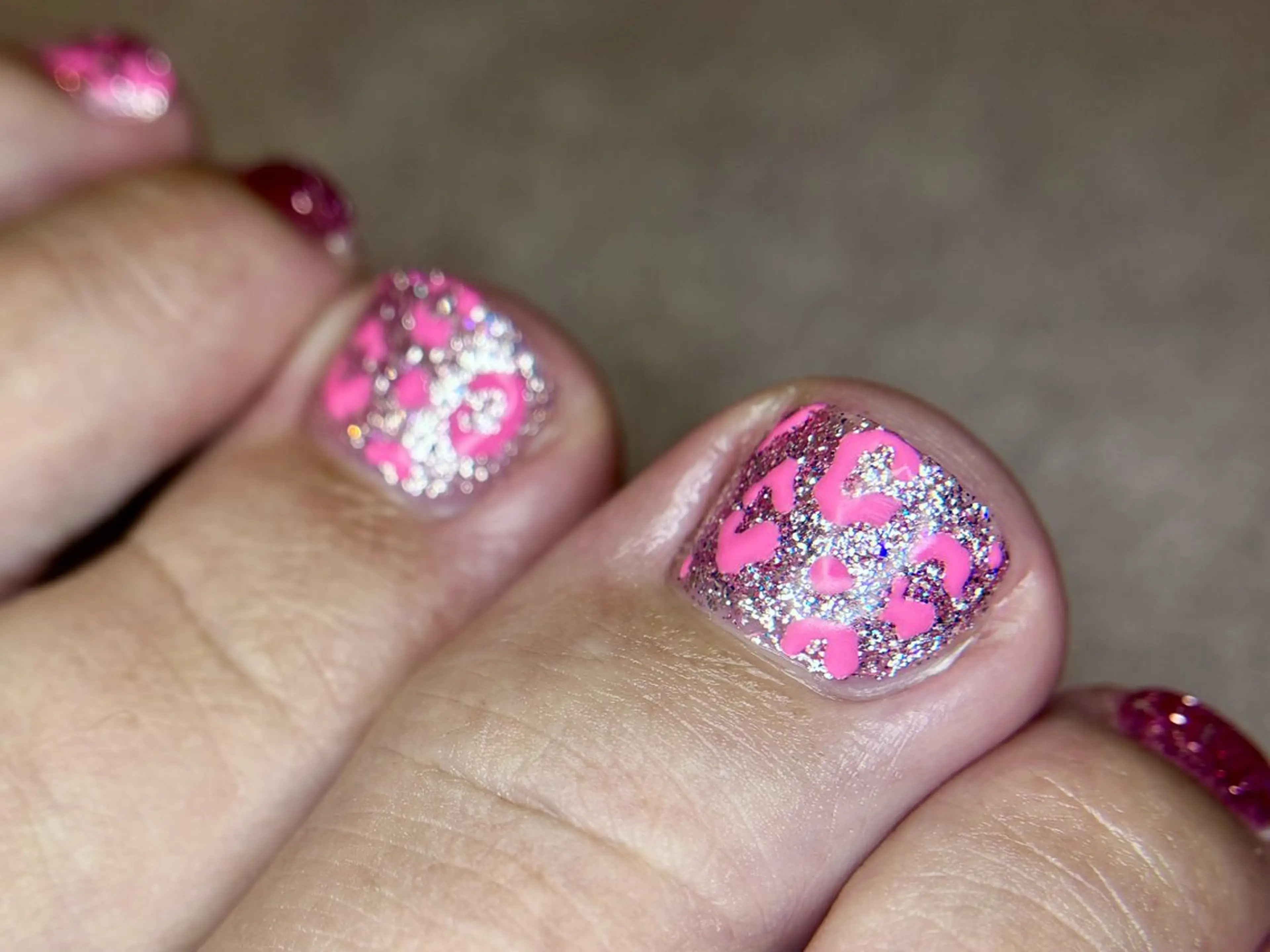 ネイル ピンク フットネイル kupu所属・ネイルサロン kupuのネイルデザイン