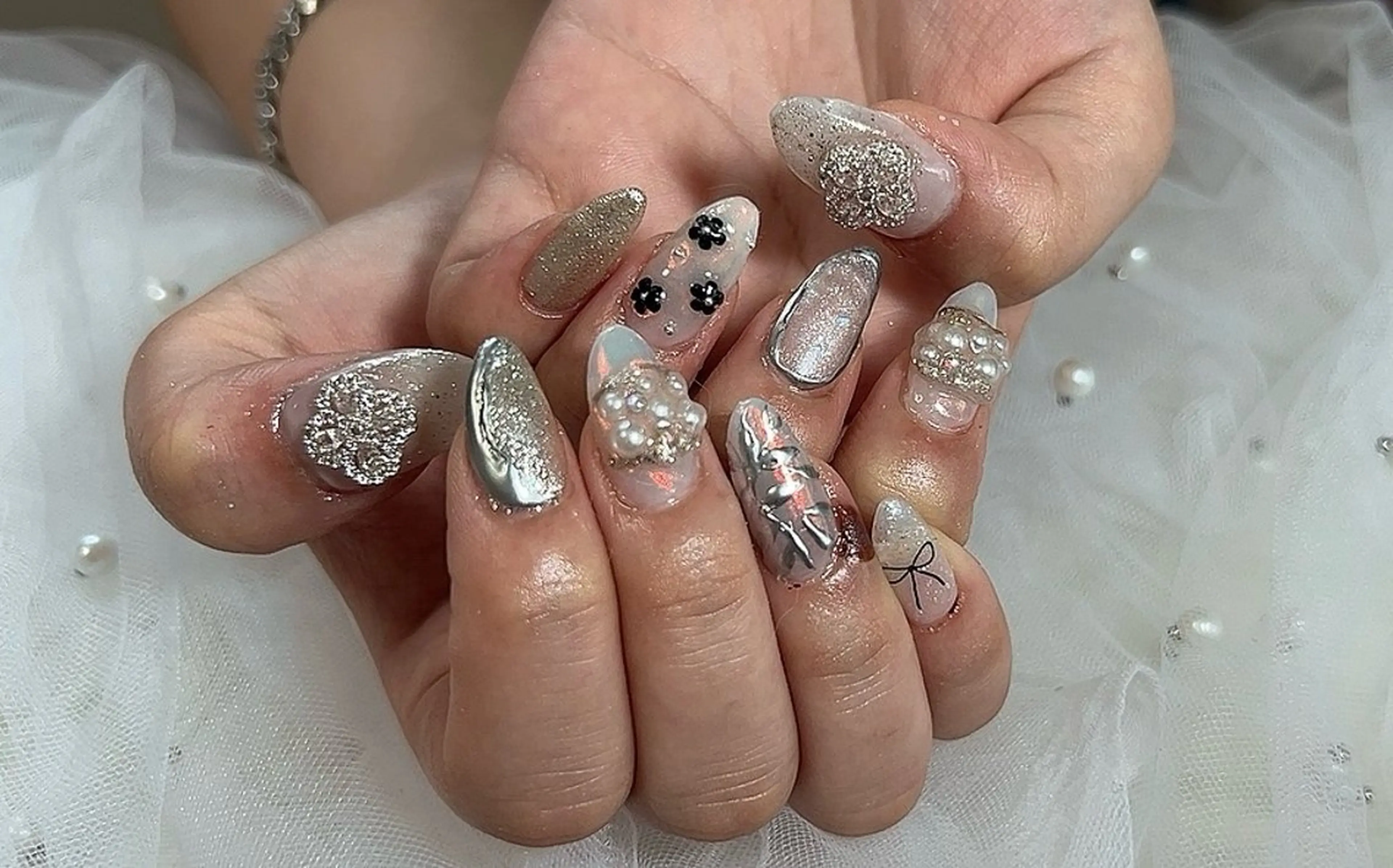 ネイル 成人式 Ruana Nailのネイルデザイン