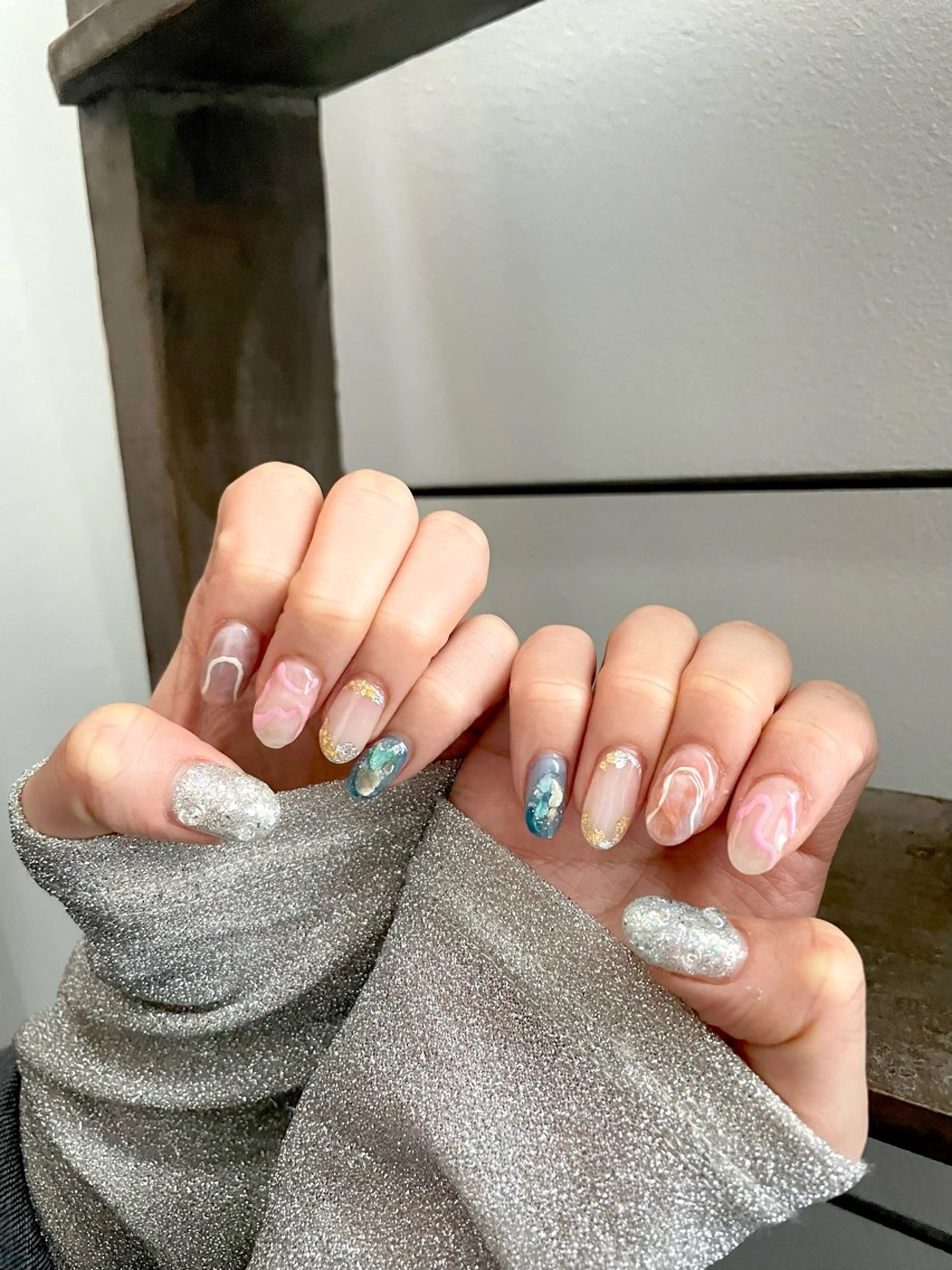 prunelle nail コース🧸世界に一つだけの完全オーダーメイドデザイン♡お好きなお色と雰囲気をお伝えください♡の写真